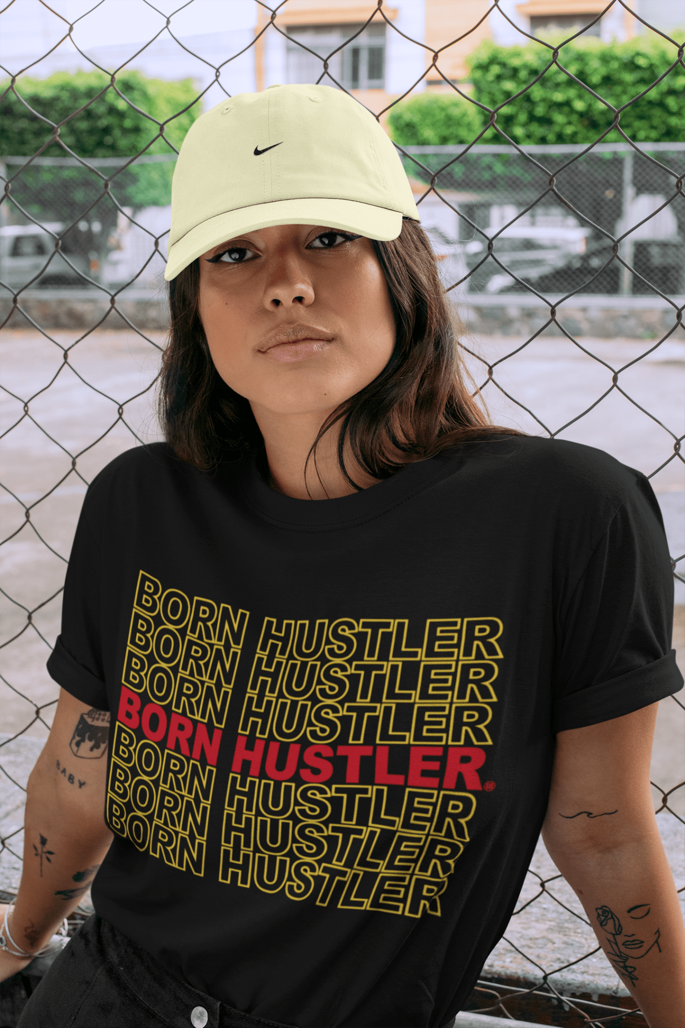Born Hustler Unisex Tops - Air Jordan 5 OFF-WHITE Sail