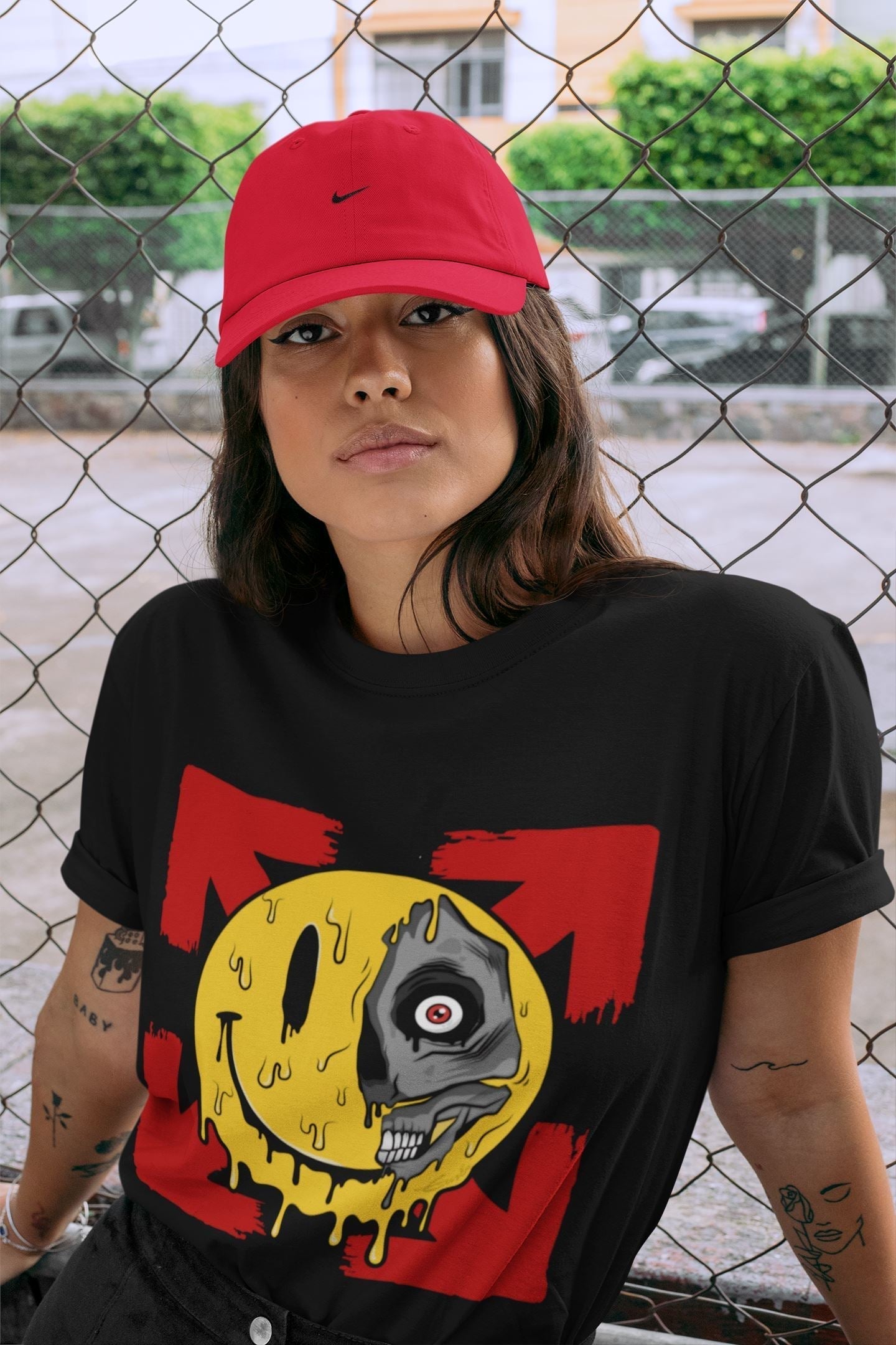 Dead Inside Unisex Tops - Air Jordan 5 OFF-WHITE Sail
