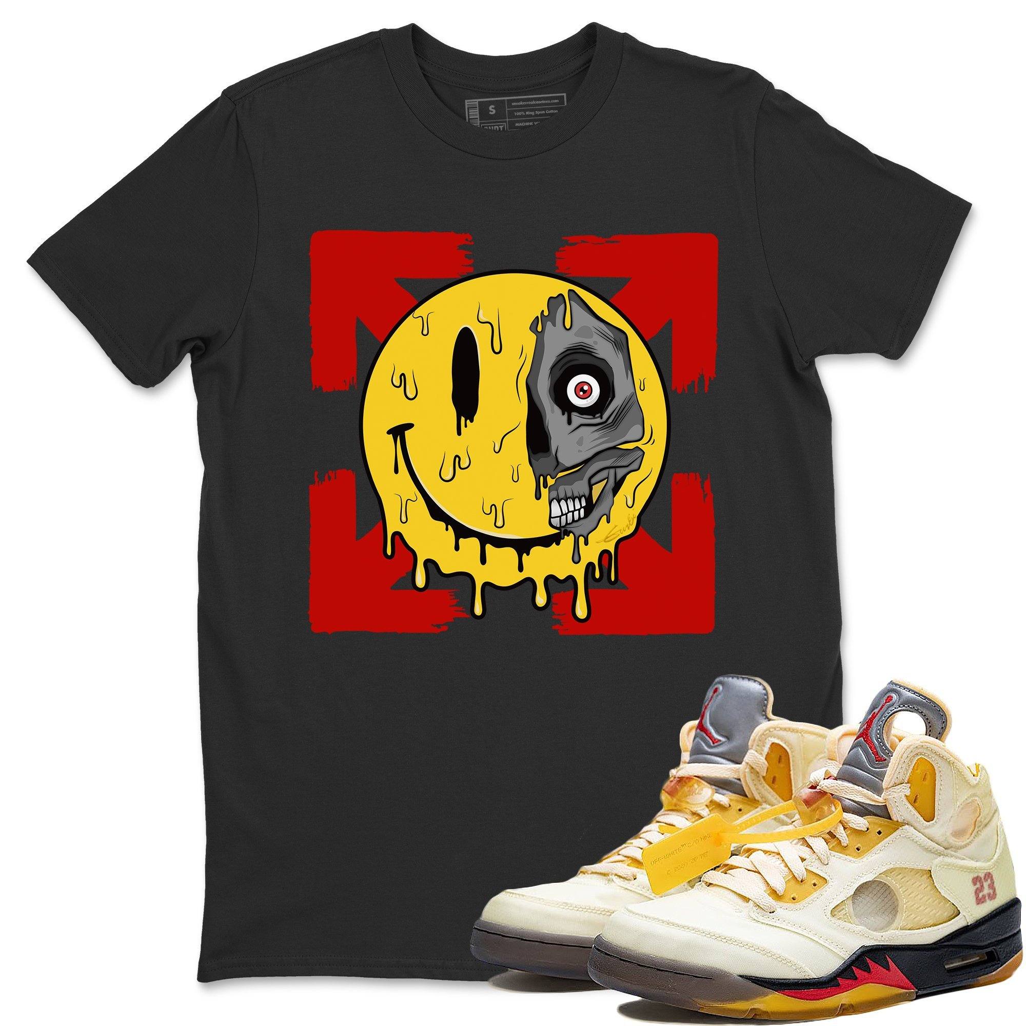 Dead Inside Unisex Tops - Air Jordan 5 OFF-WHITE Sail