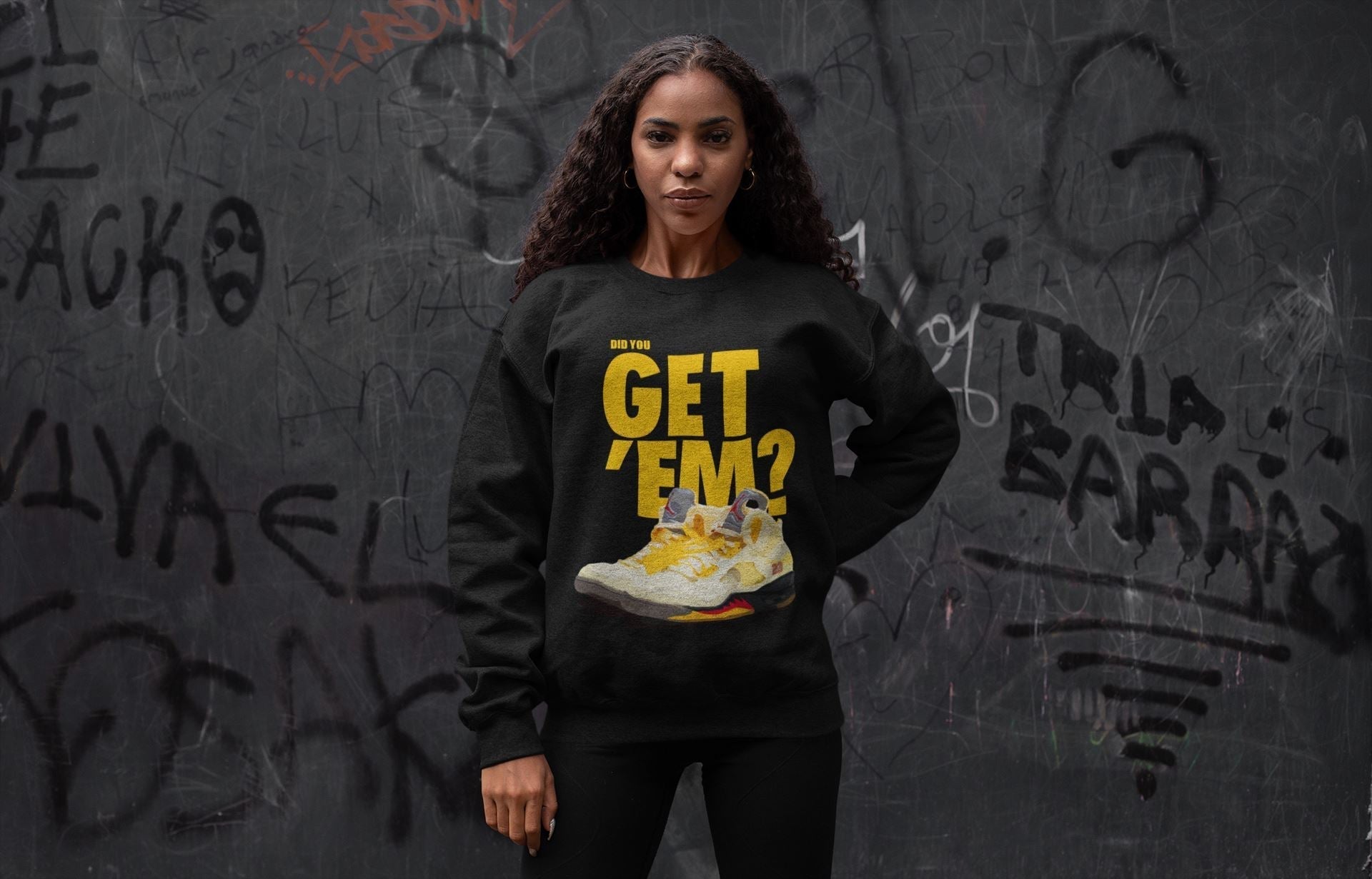 Did You Get 'Em Unisex Tops - Air Jordan 5 OFF-WHITE Sail
