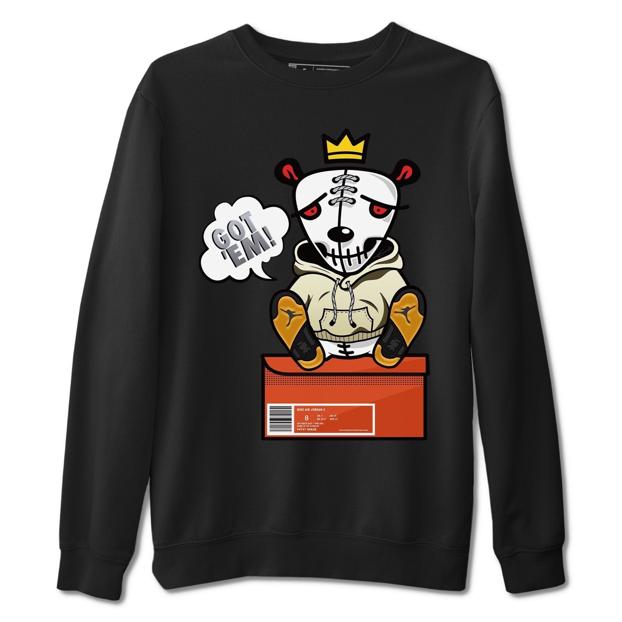 Got Em Unisex Tops - Air Jordan 5 OFF-WHITE Sail