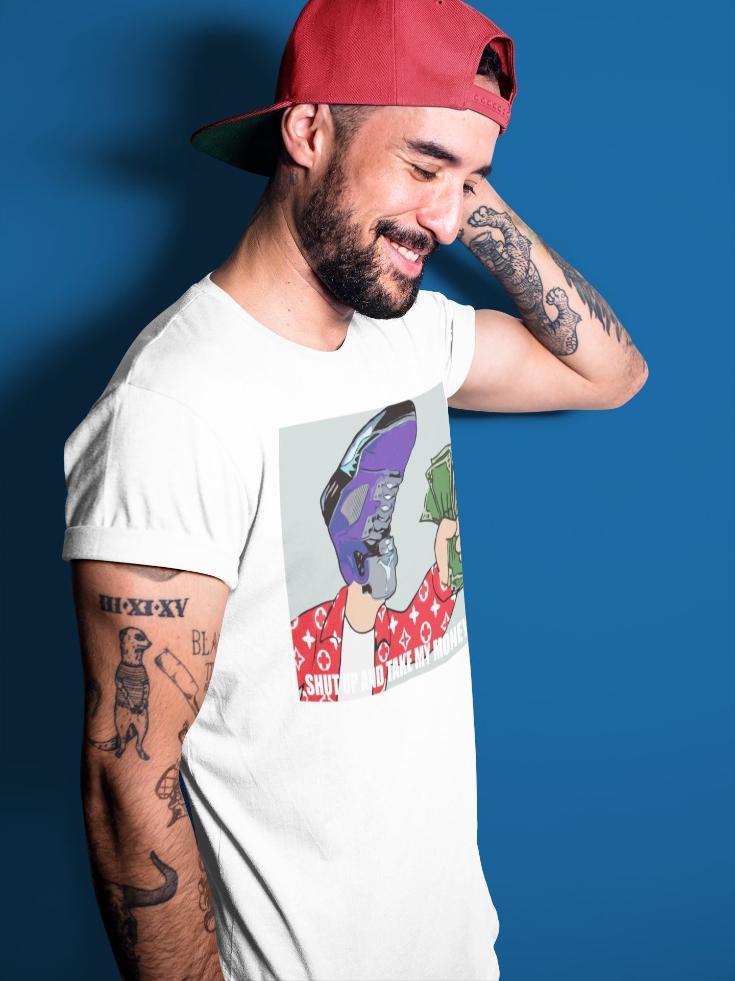 snkmatch Meme Unisex Tops - Air Jordan 5 Purple Grape