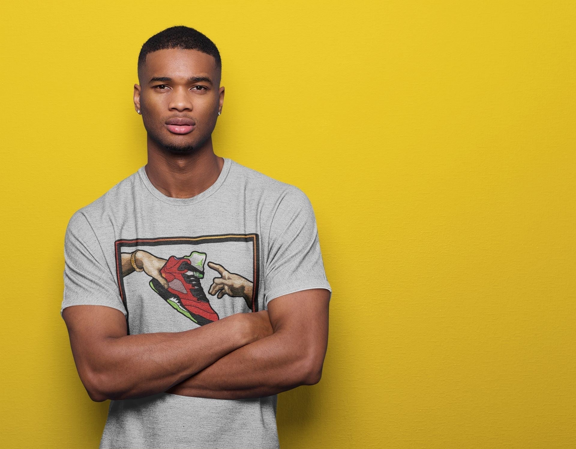 Adam's Creation Unisex Tops - Air Jordan 5 What The