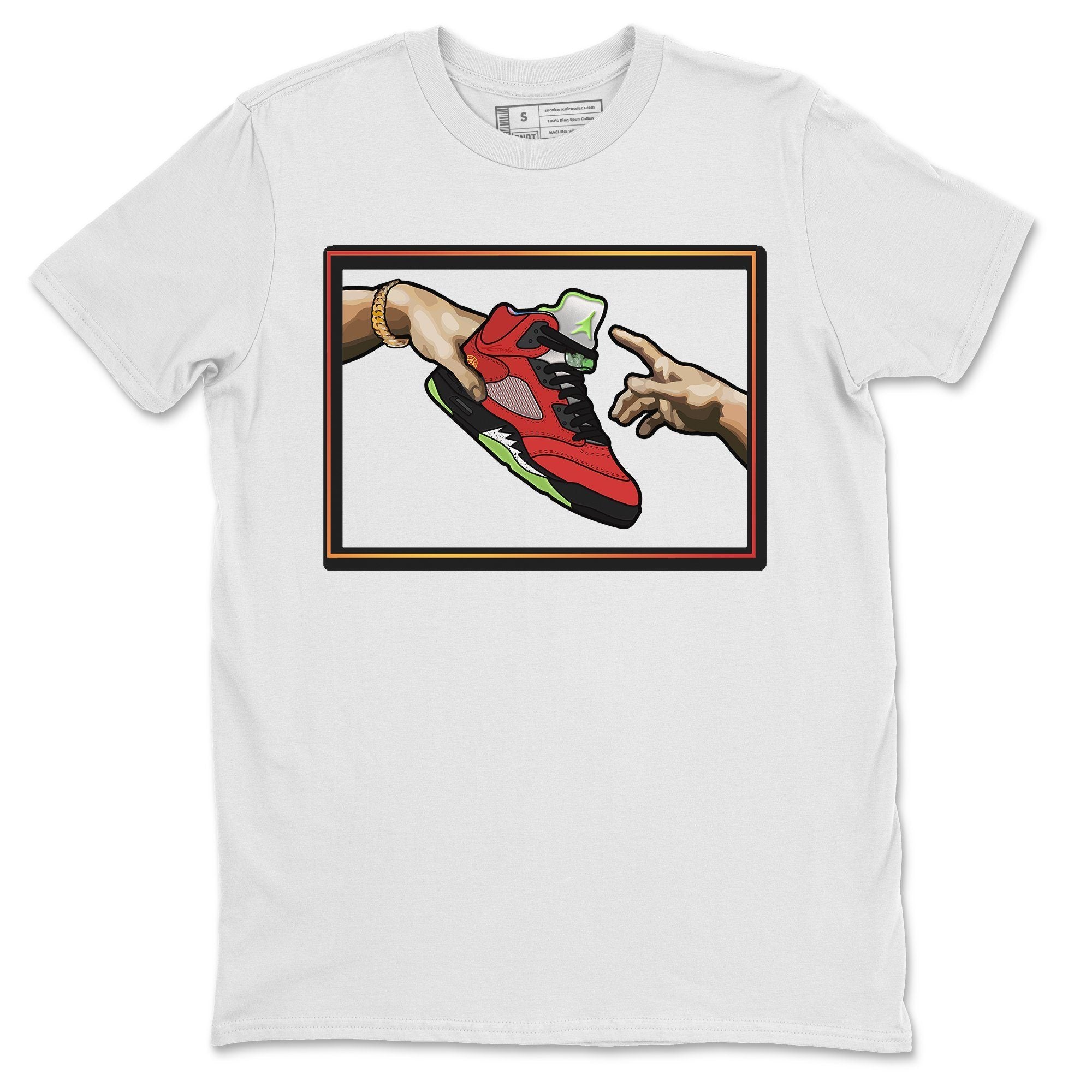Adam's Creation Unisex Tops - Air Jordan 5 What The