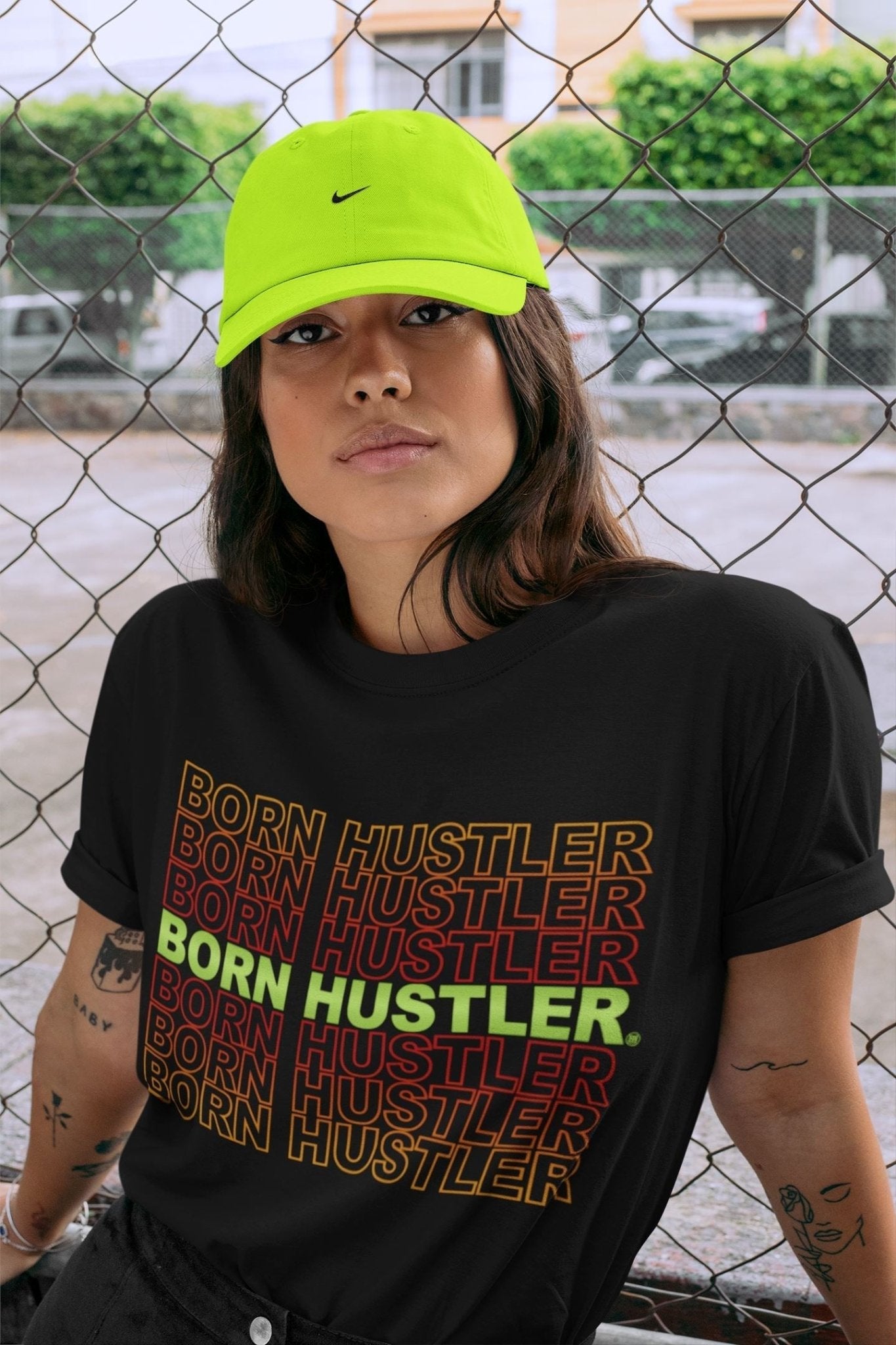 Born Hustler Unisex Tops - Air Jordan 5 What The