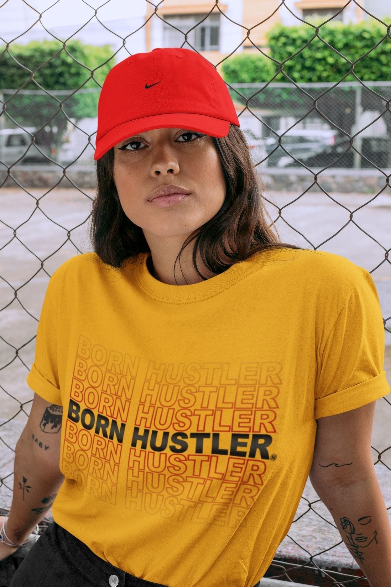 Born Hustler Unisex Tops - Air Jordan 5 What The