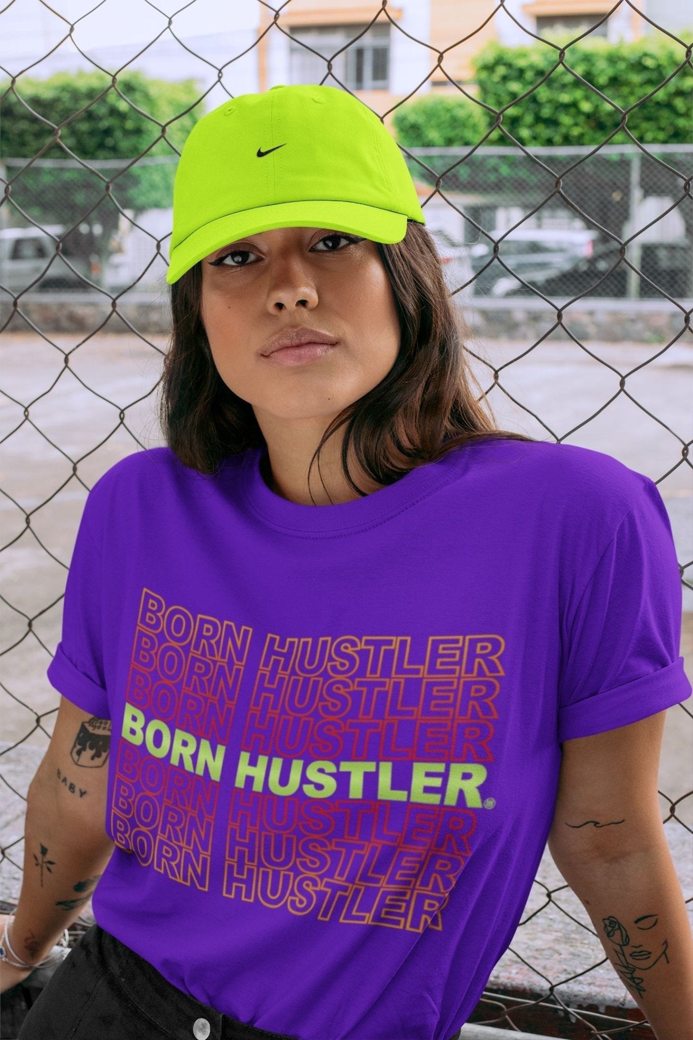 Born Hustler Unisex Tops - Air Jordan 5 What The