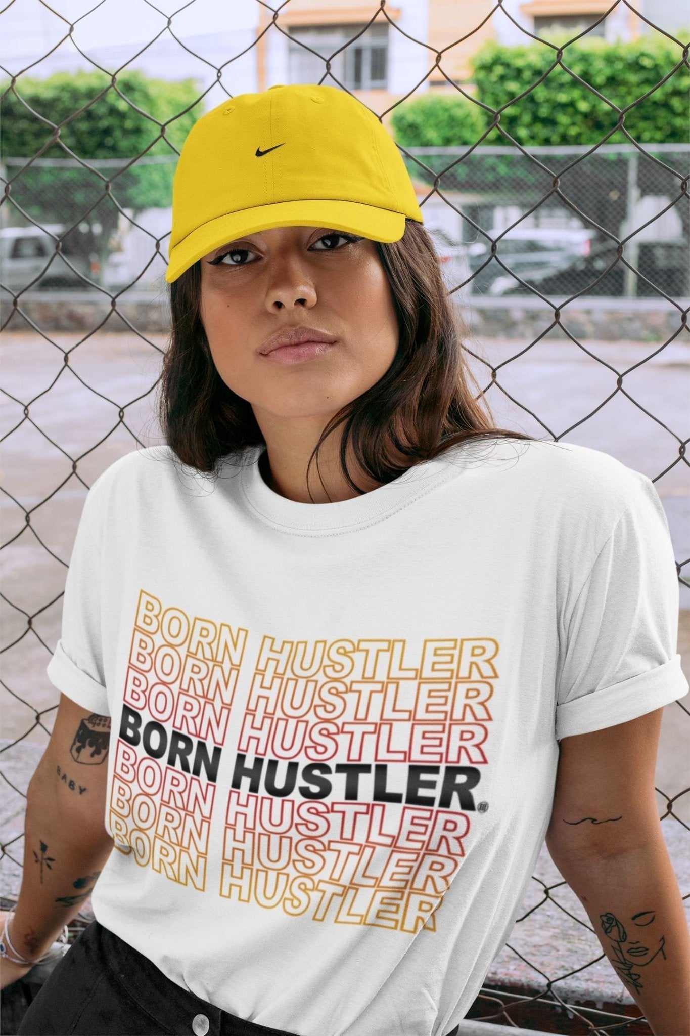 Born Hustler Unisex Tops - Air Jordan 5 What The