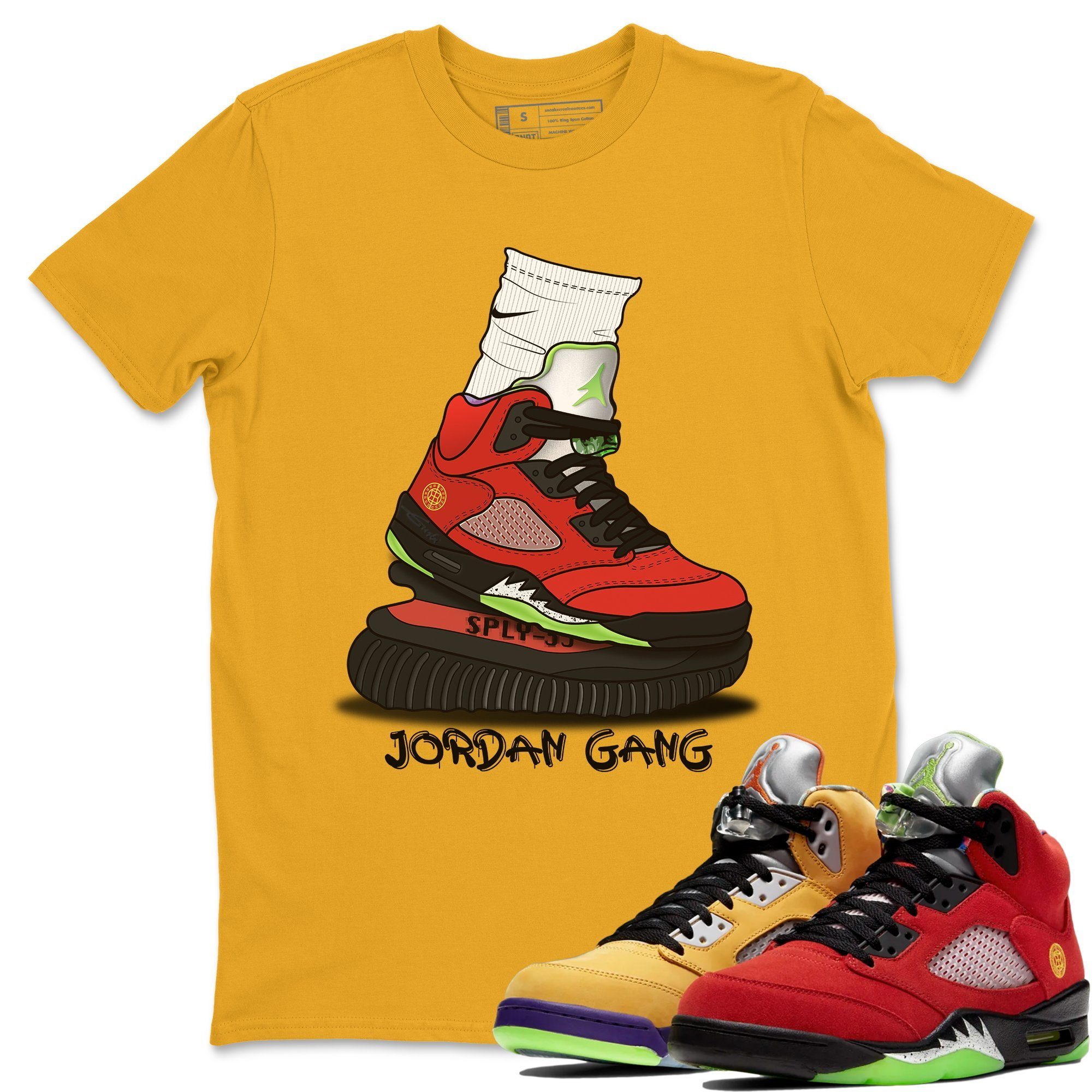 Air Jordan Gang Unisex Tops - Air Jordan 5 What The