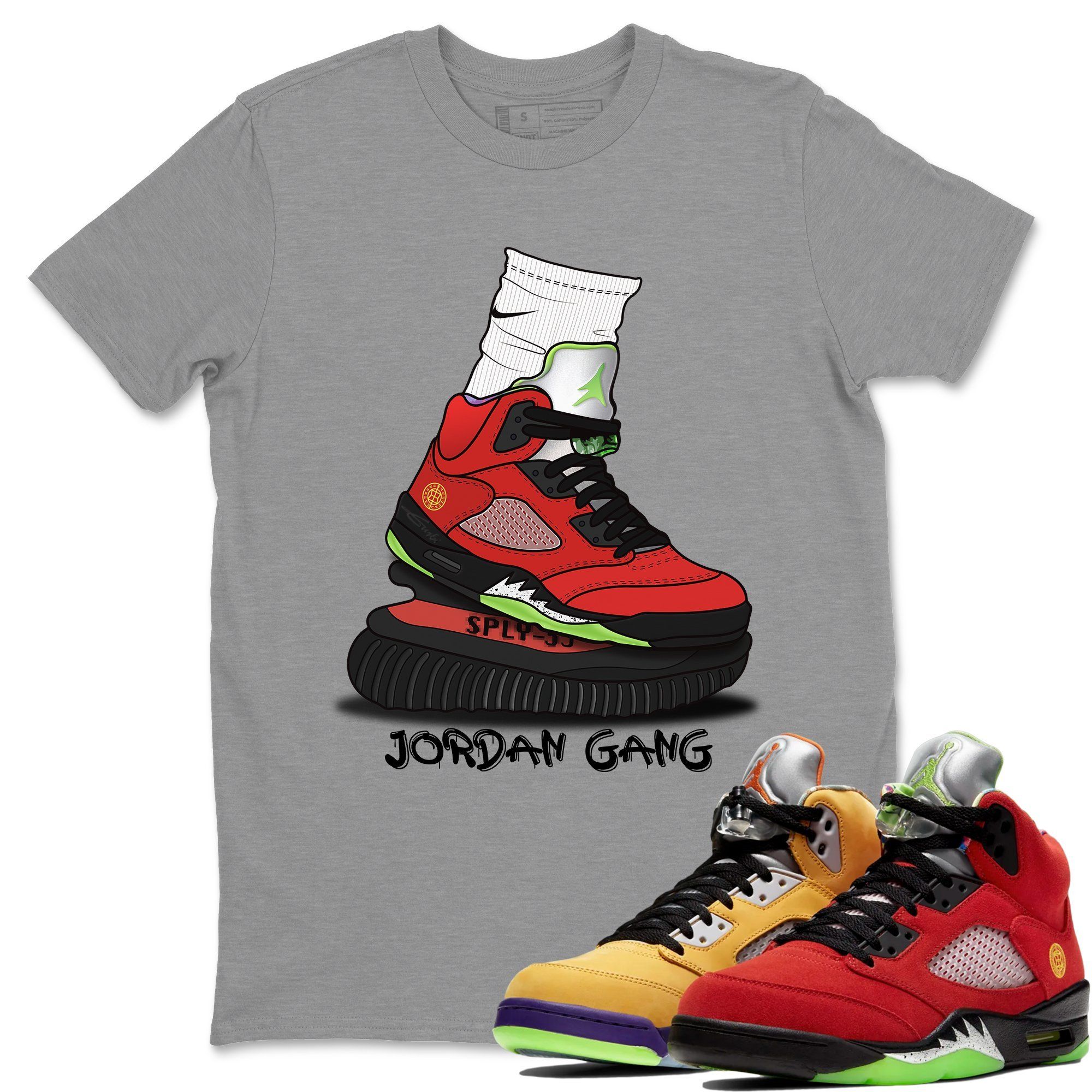 Air Jordan Gang Unisex Tops - Air Jordan 5 What The