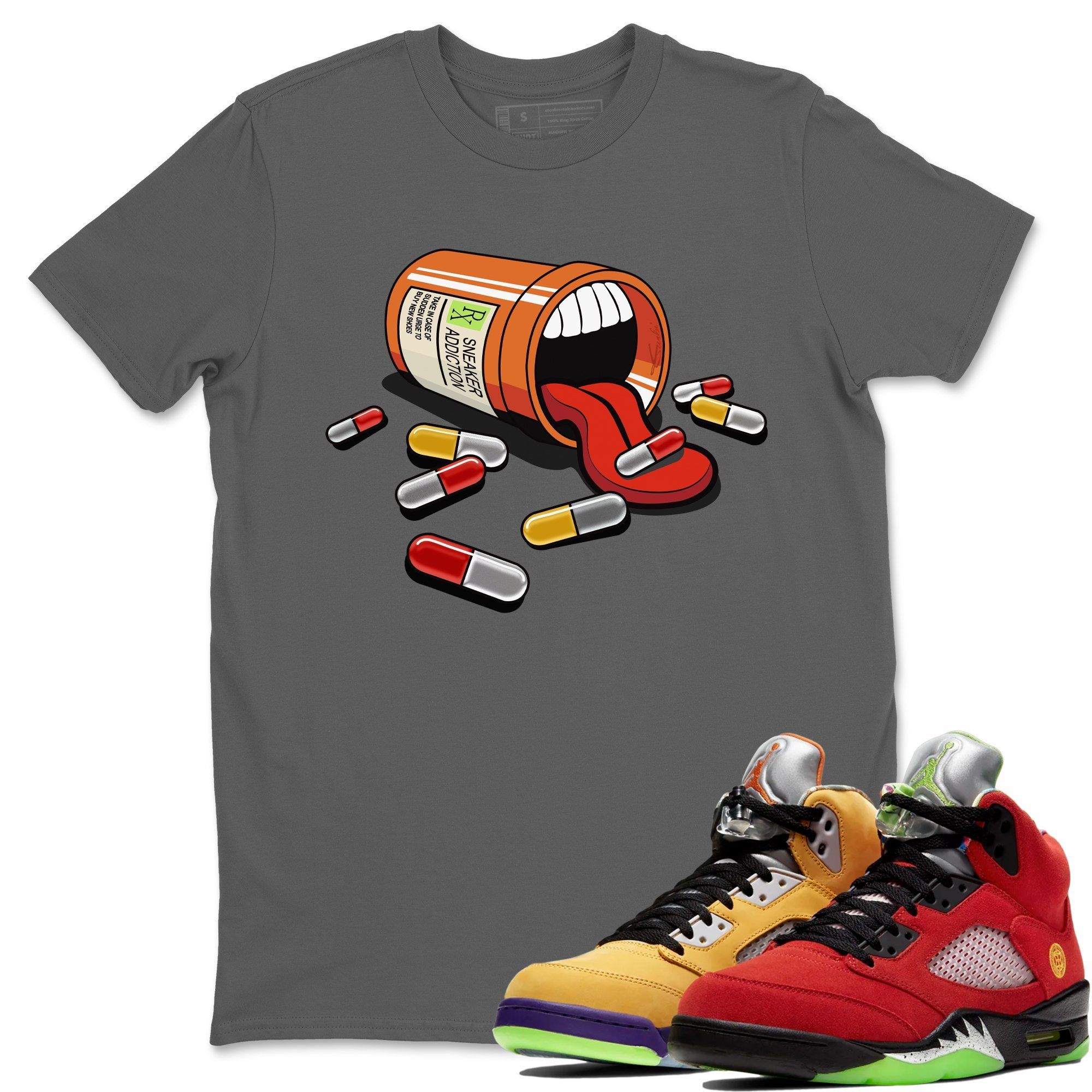 snkmatch Addiction Unisex Tops - Air Jordan 5 What The