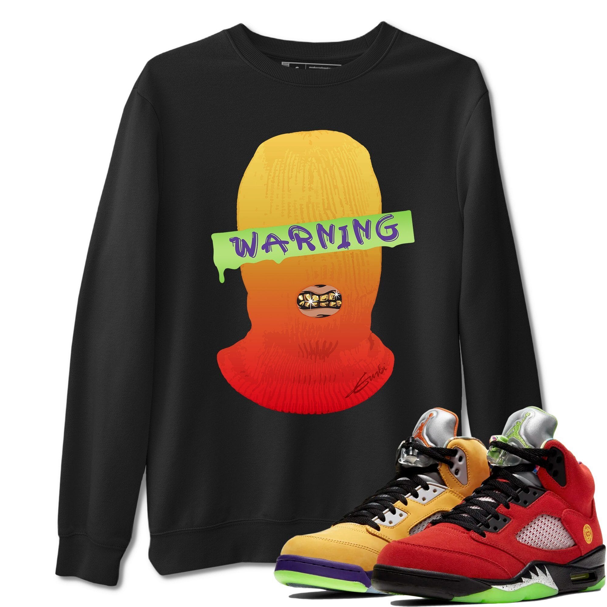 Warning Unisex Tops - Air Jordan 5 What The