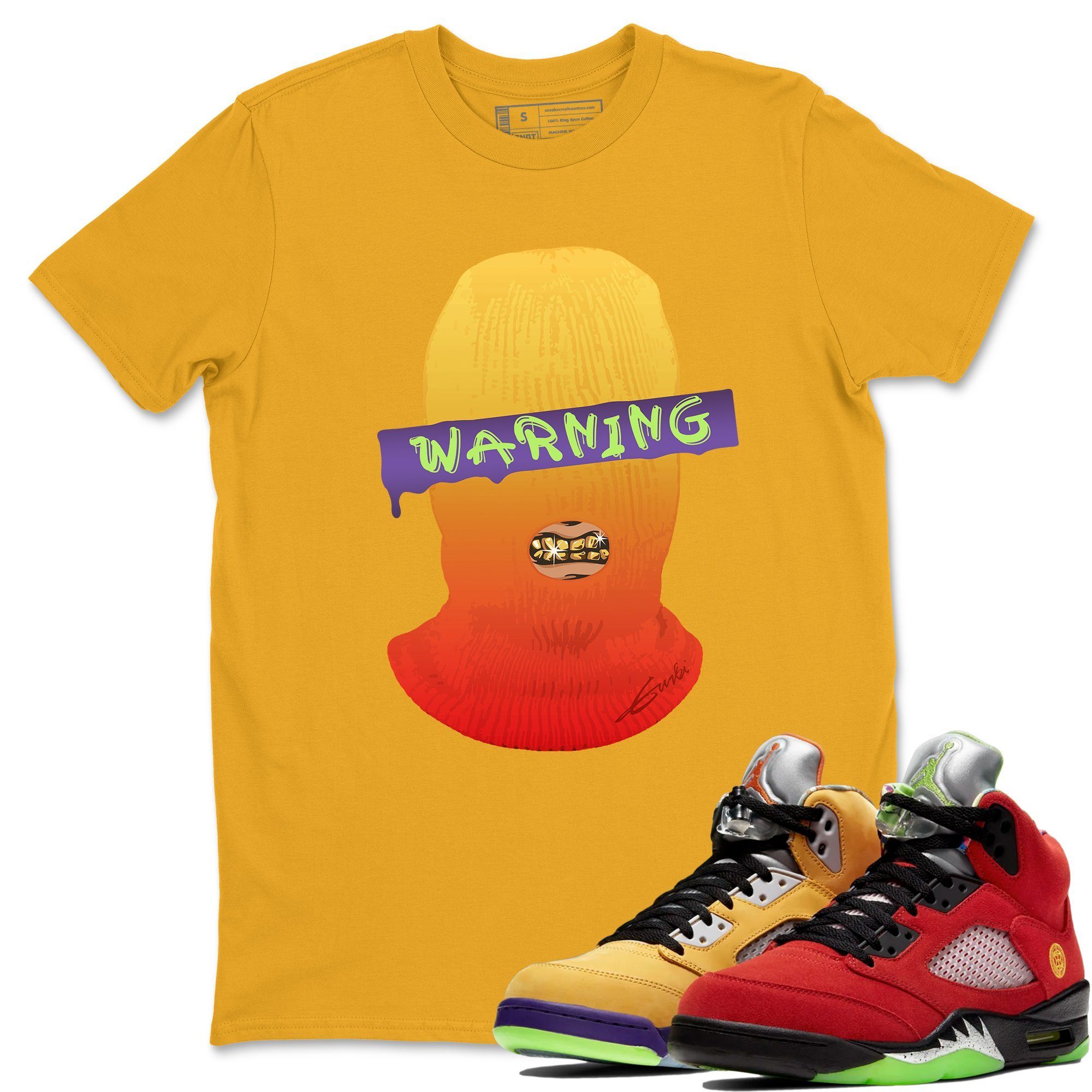Warning Unisex Tops - Air Jordan 5 What The
