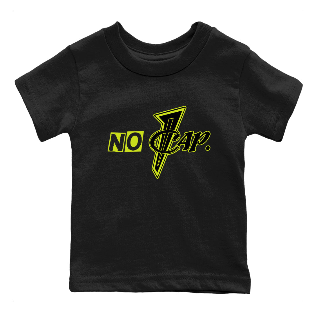 No Cap snkmatch Tees Kids - Air Foamposite One Black Volt