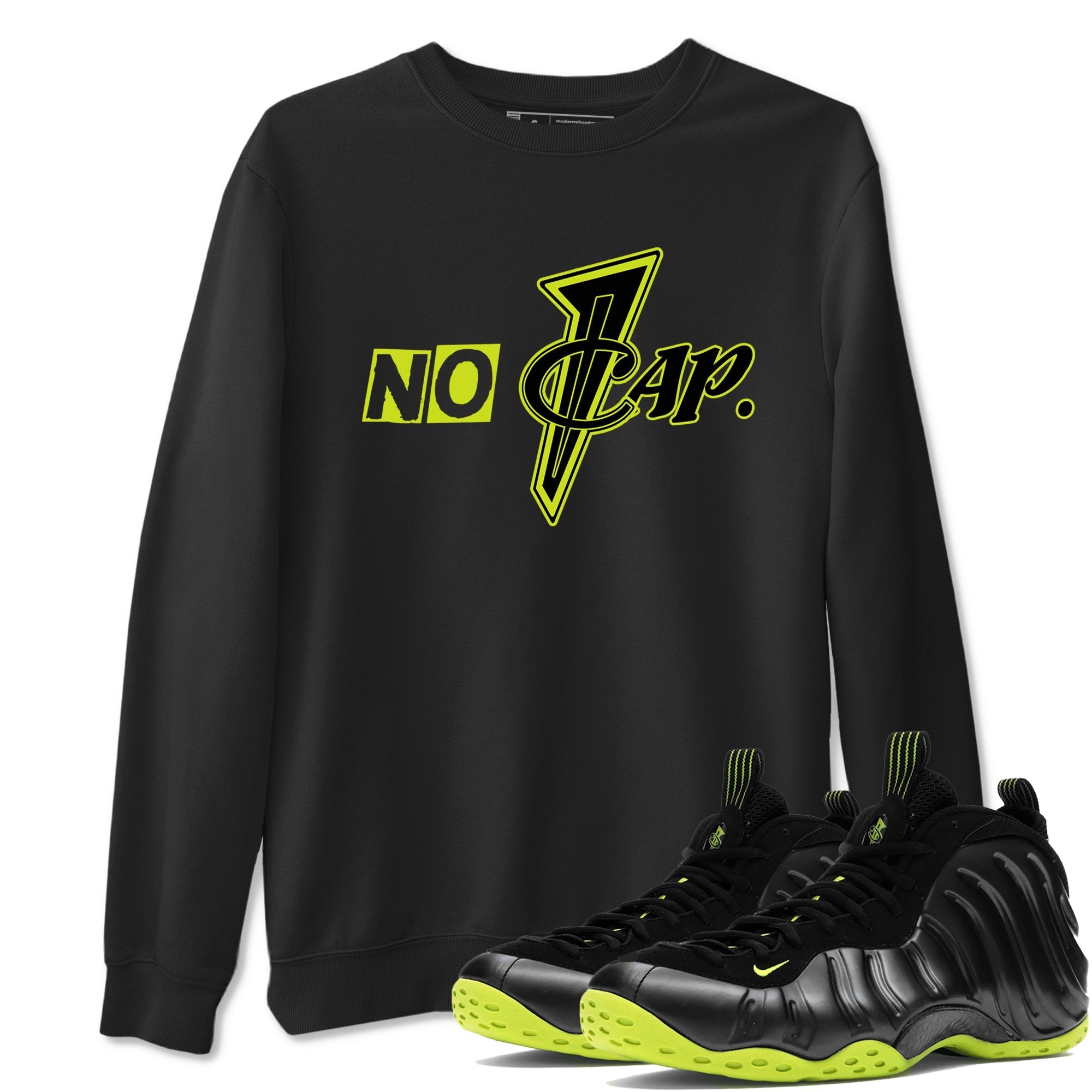 No Cap snkmatch Tees - Air Foamposite One Black Volt