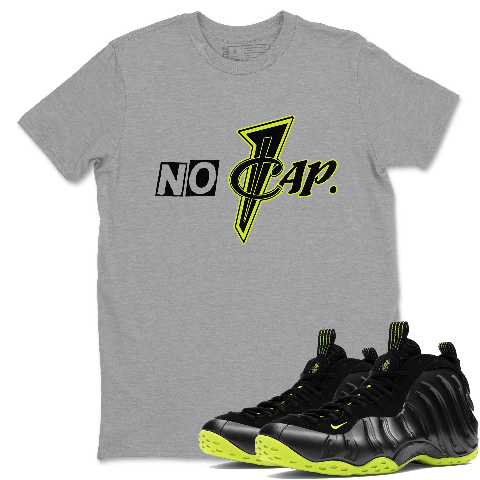 No Cap snkmatch Tees - Air Foamposite One Black Volt
