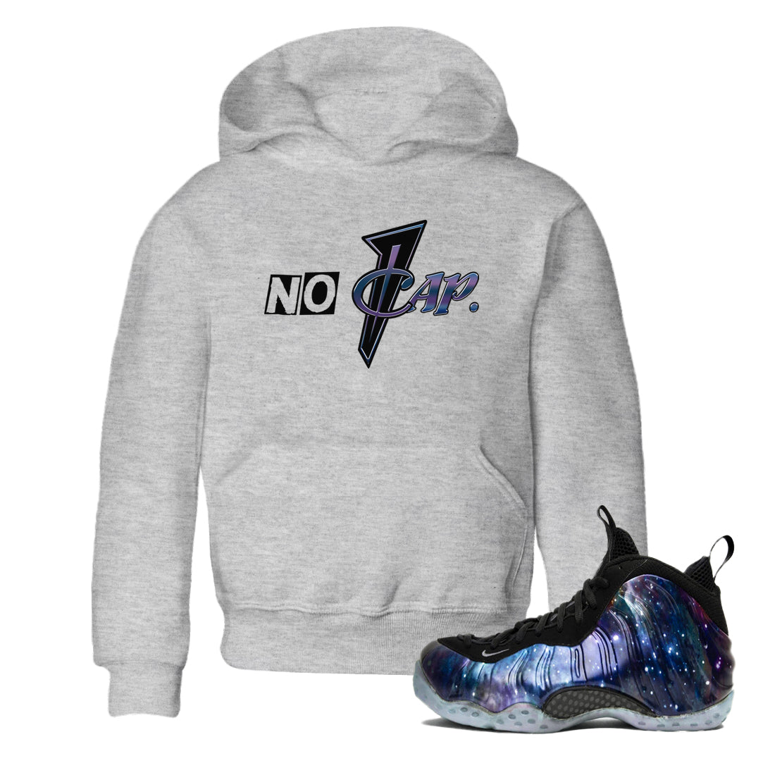 No Cap snkmatch Tees Kids - Air Foamposite One Galaxy