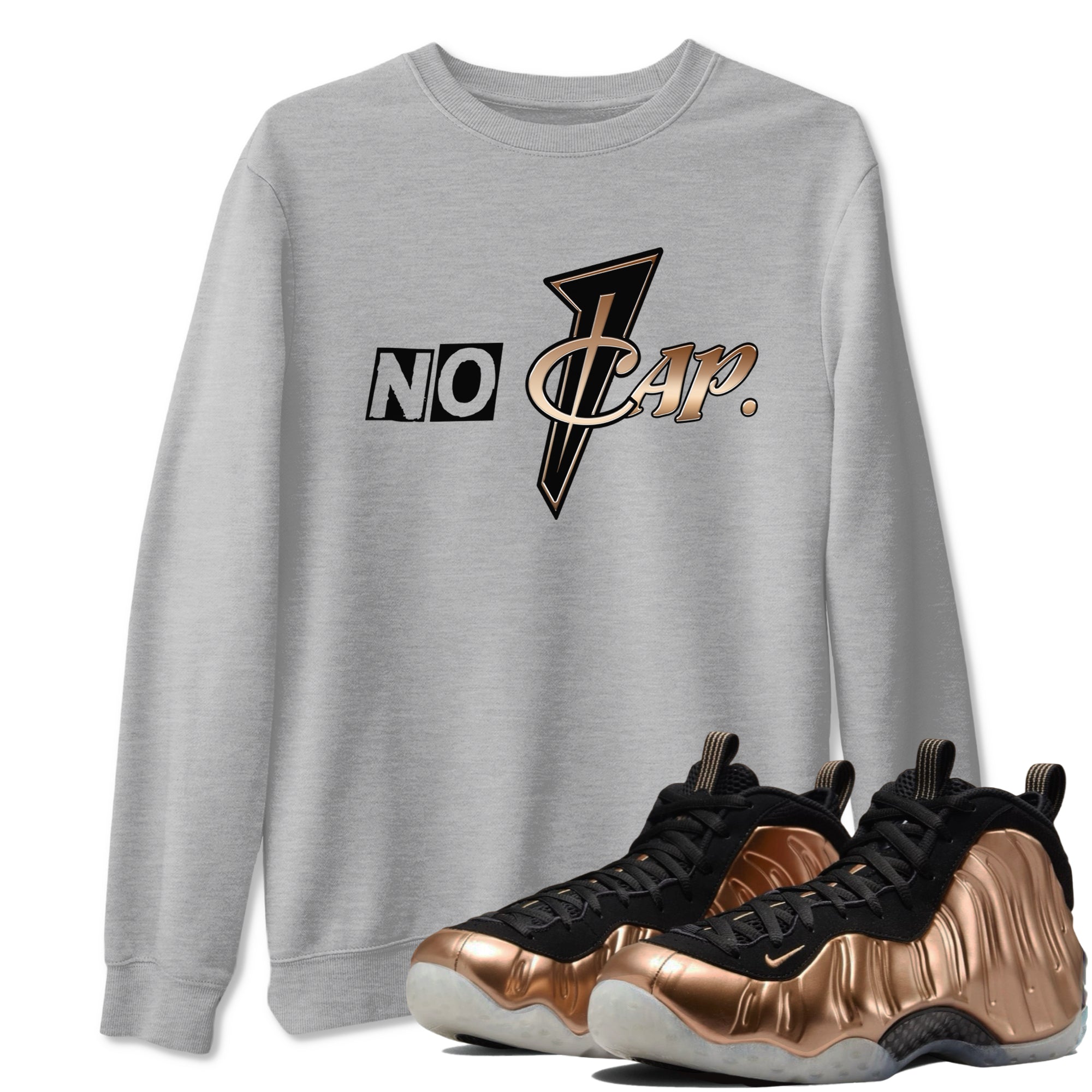 No Cap snkmatch Tees - Air Foamposite One Metallic Copper