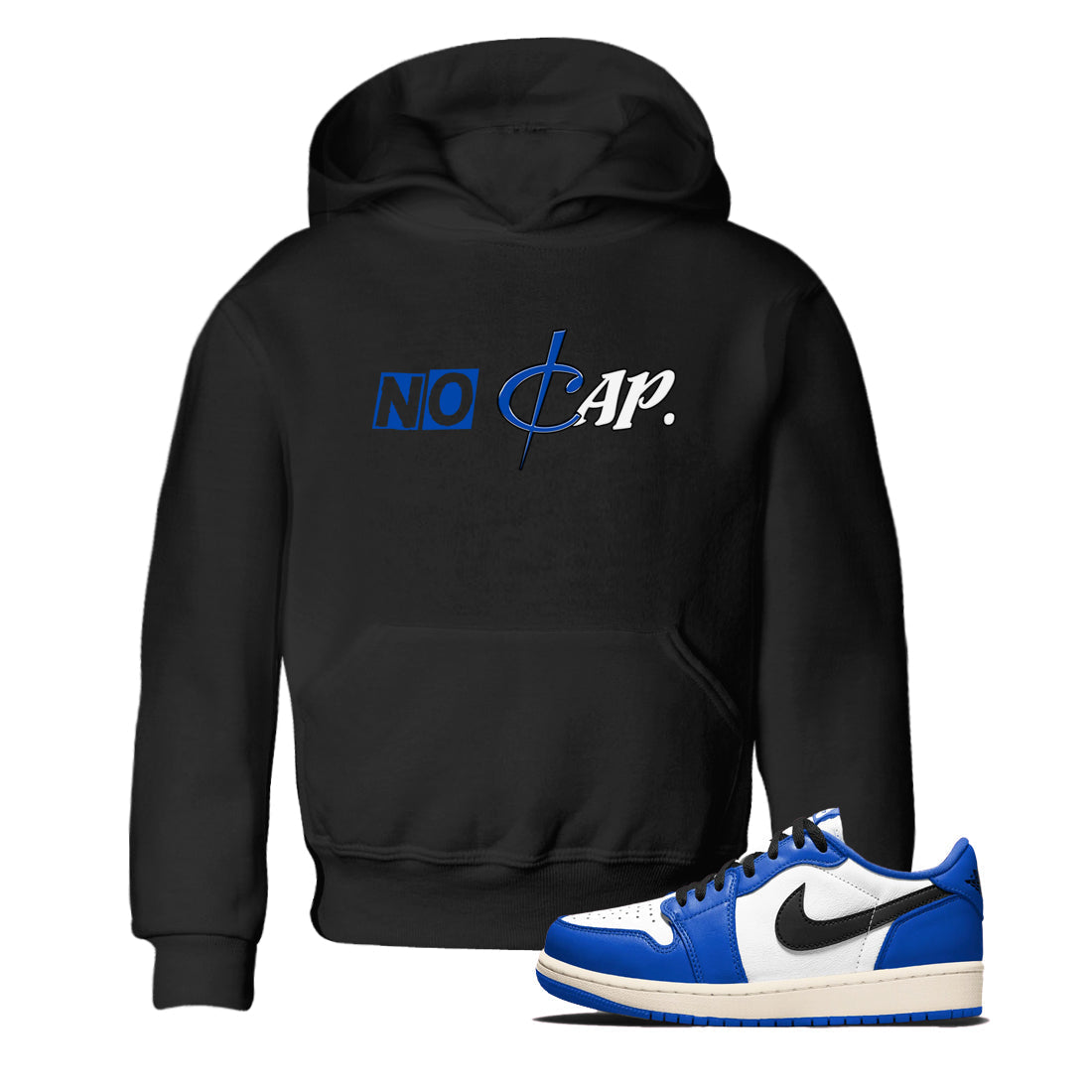 No Cap snkmatch Tees Kids - Air Jordan 1 Game Royal