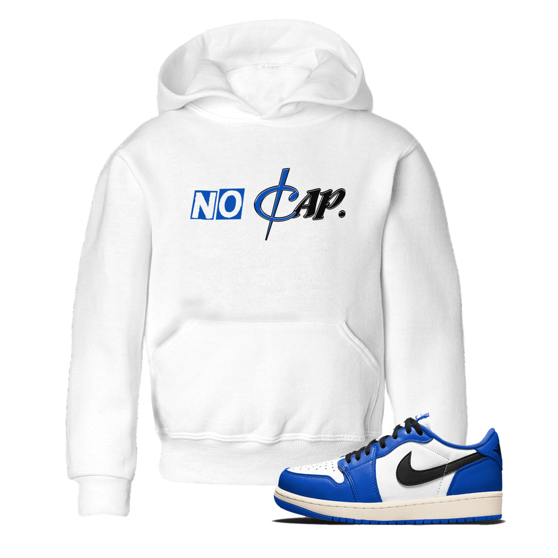 No Cap snkmatch Tees Kids - Air Jordan 1 Game Royal
