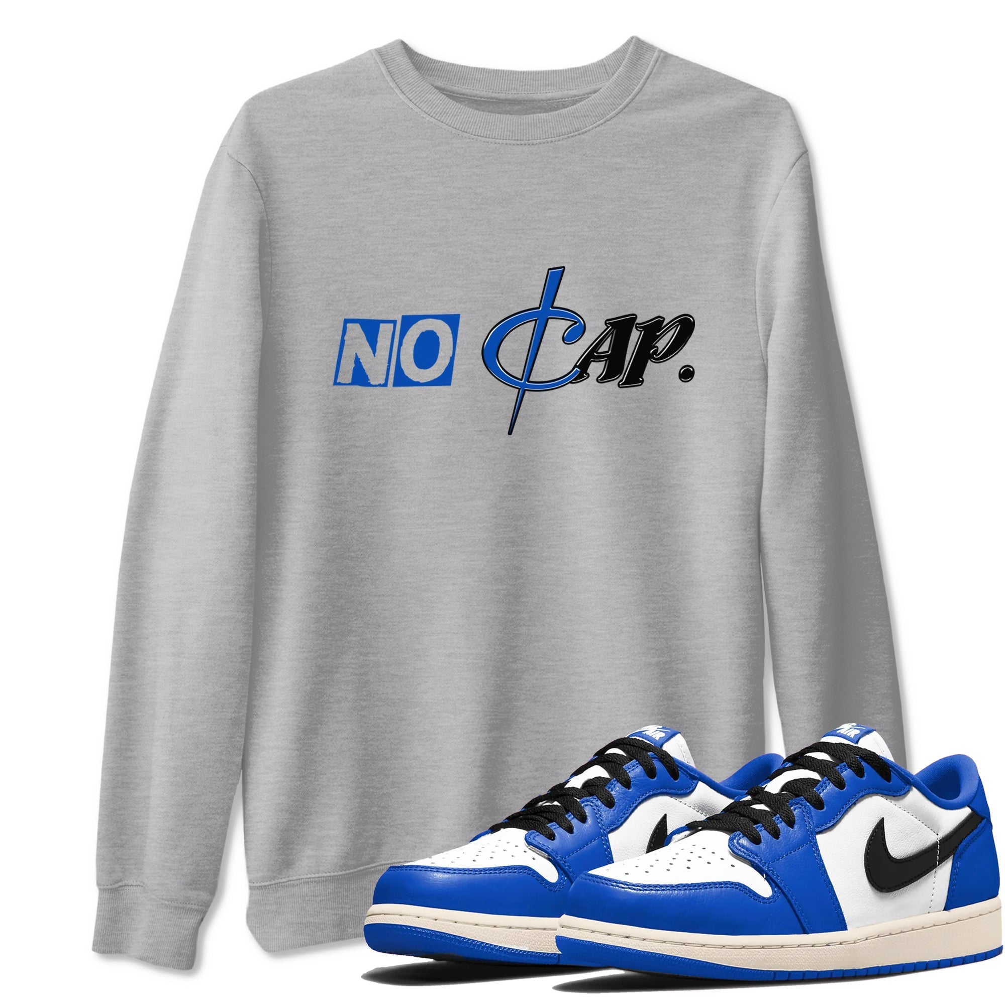 No Cap snkmatch Tees - Air Jordan 1 Game Royal