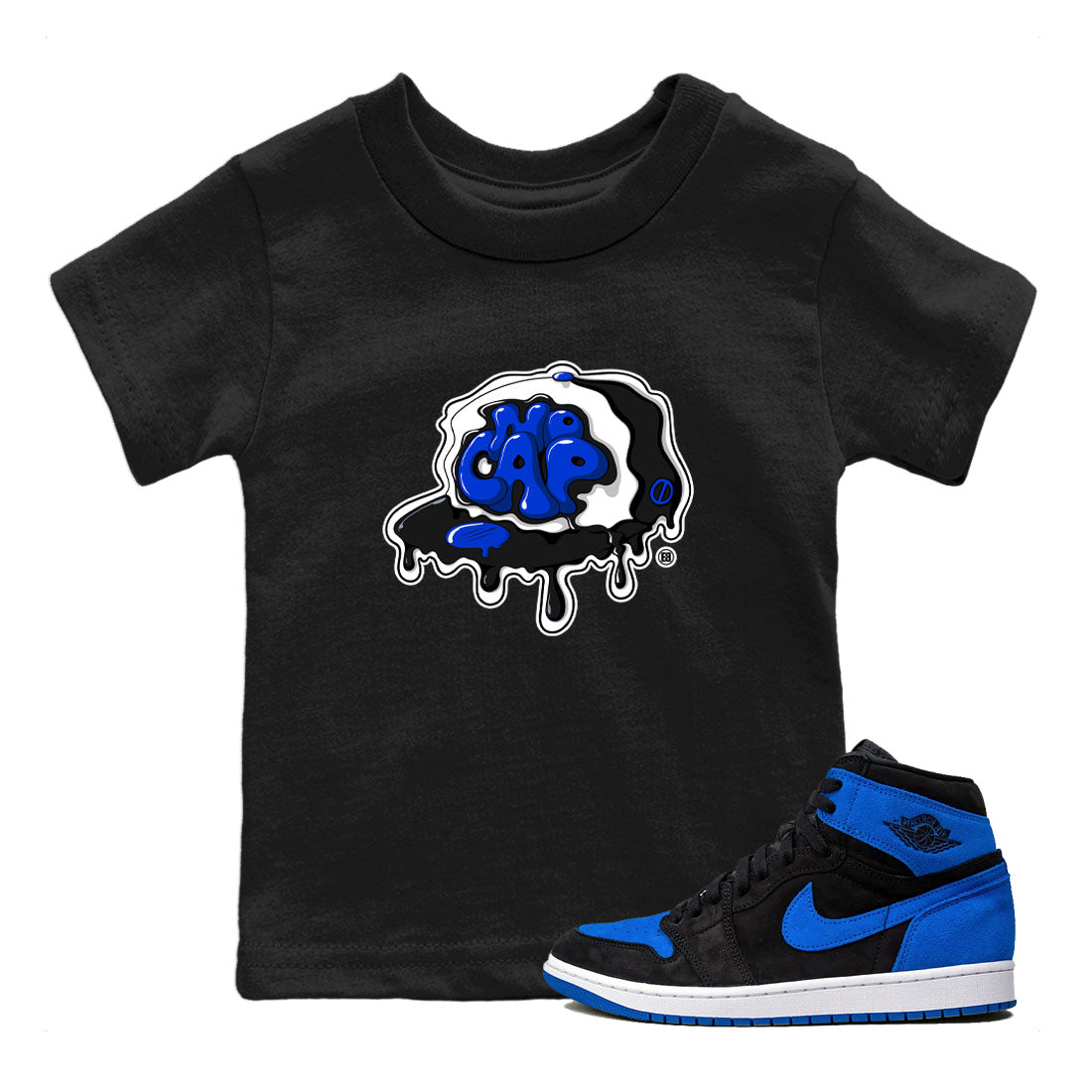 No Cap snkmatch Tee Kids - Air Jordan 1 Royal Reimagined