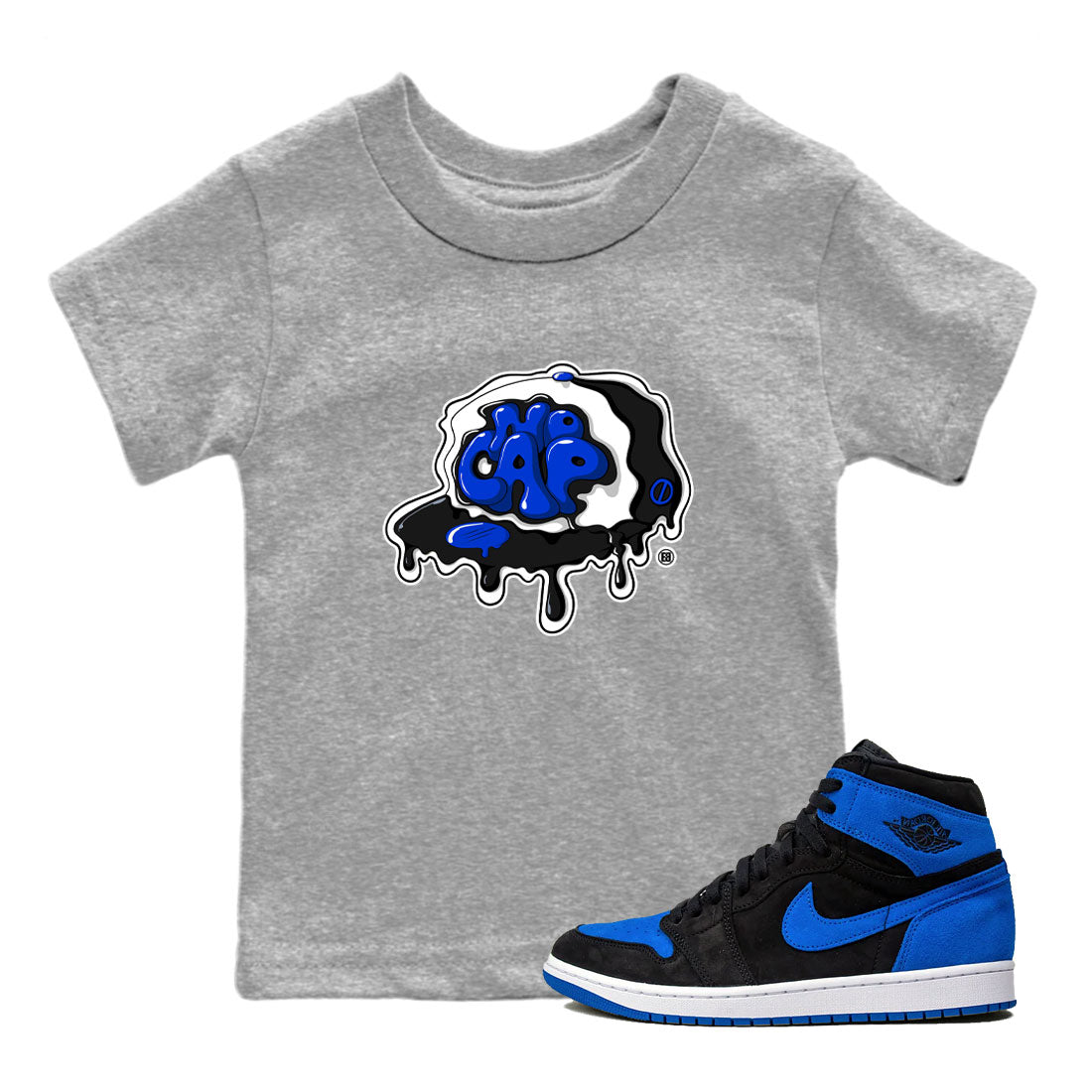 No Cap snkmatch Tee Kids - Air Jordan 1 Royal Reimagined
