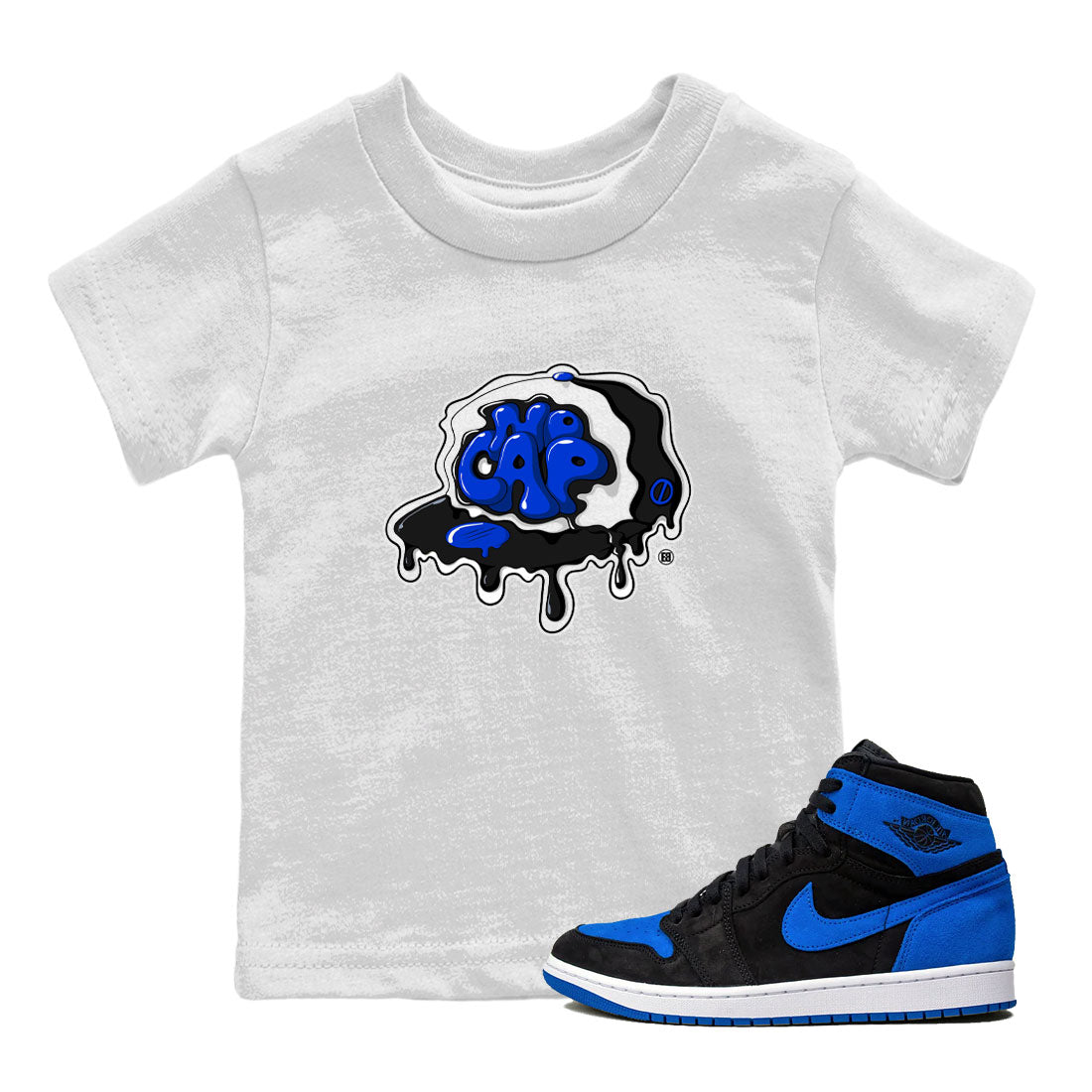 No Cap snkmatch Tee Kids - Air Jordan 1 Royal Reimagined