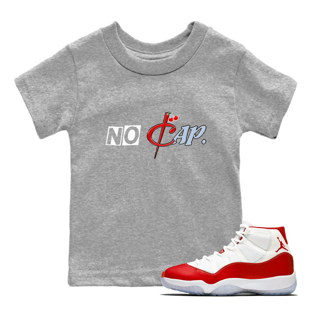 No Cap snkmatch Tees Kids - Air Jordan 11 Cherry
