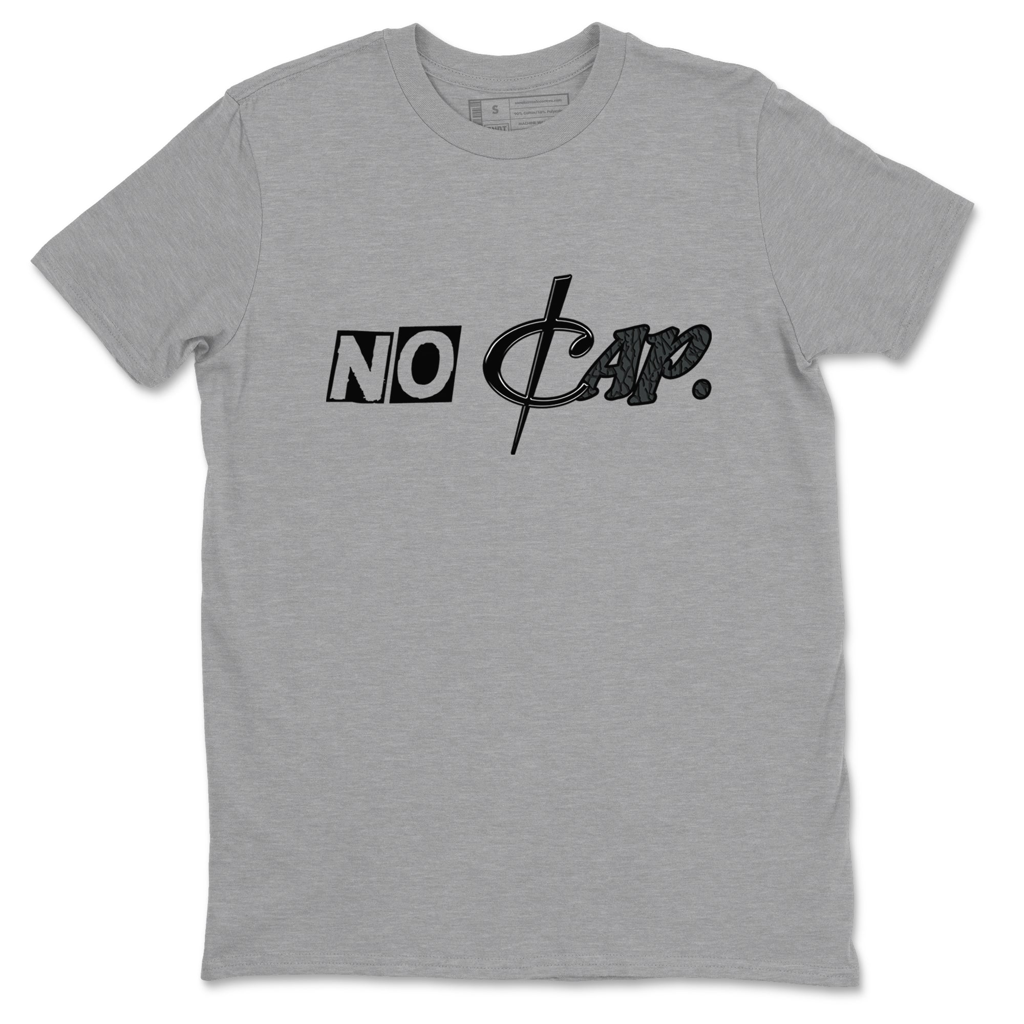 No Cap snkmatch Tees - Air Jordan 3 Black Cat