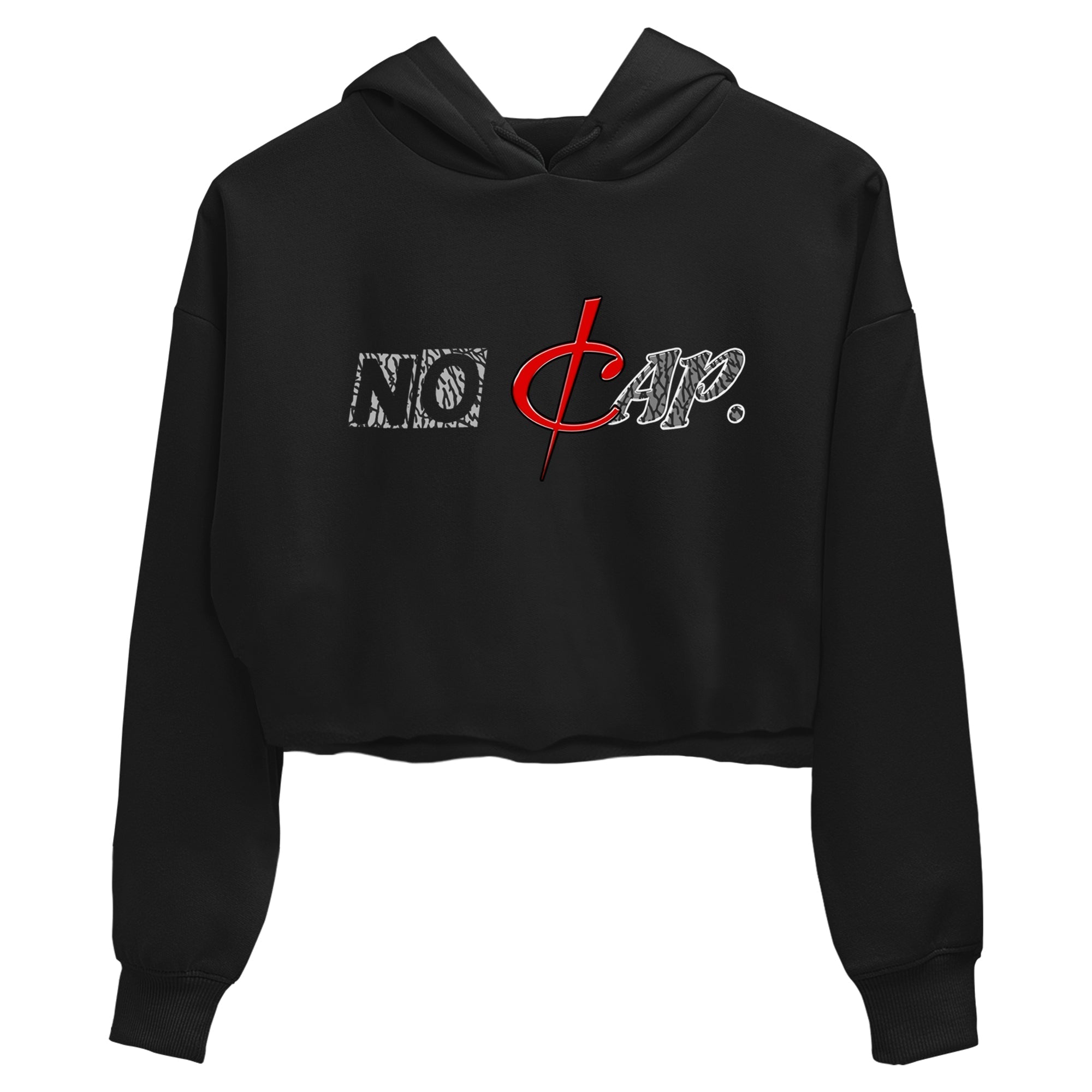No Cap snkmatch Women's Top - Air Jordan 3 Black Cement