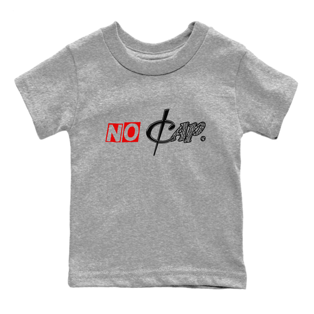No Cap snkmatch Tees Kids - Air Jordan 3 Black Cement