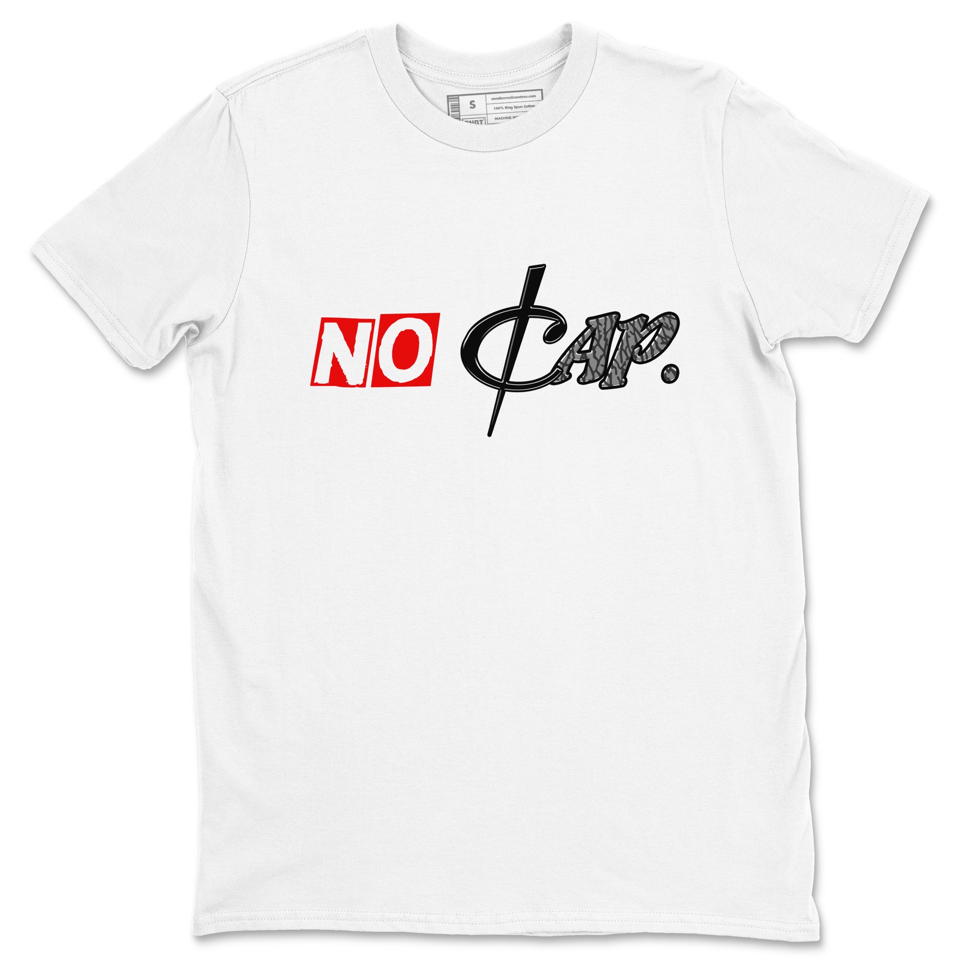 No Cap snkmatch Tees - Air Jordan 3 Black Cement