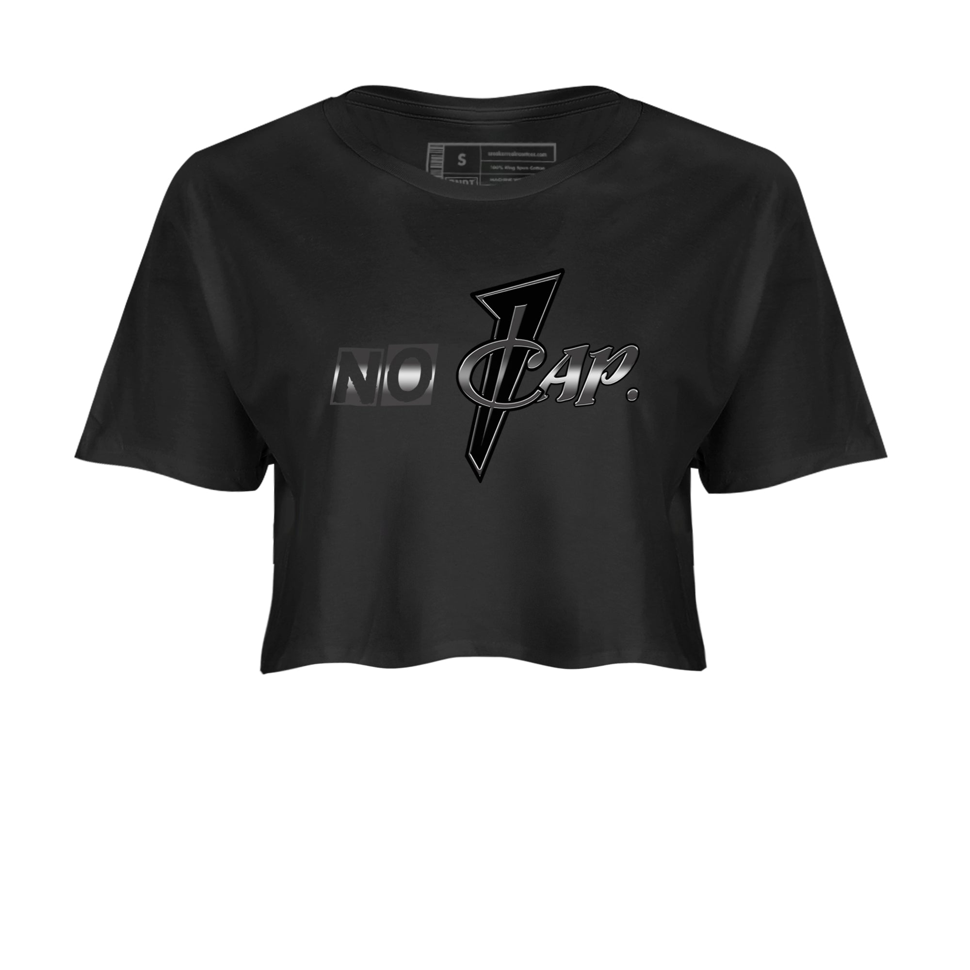 No Cap snkmatch Women's Top - Air Jordan 4 Black Cat