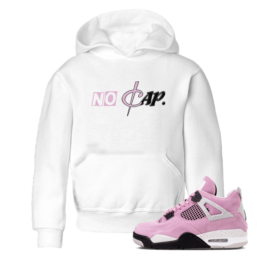 No Cap snkmatch Tees Kids - Air Jordan 4 Orchid