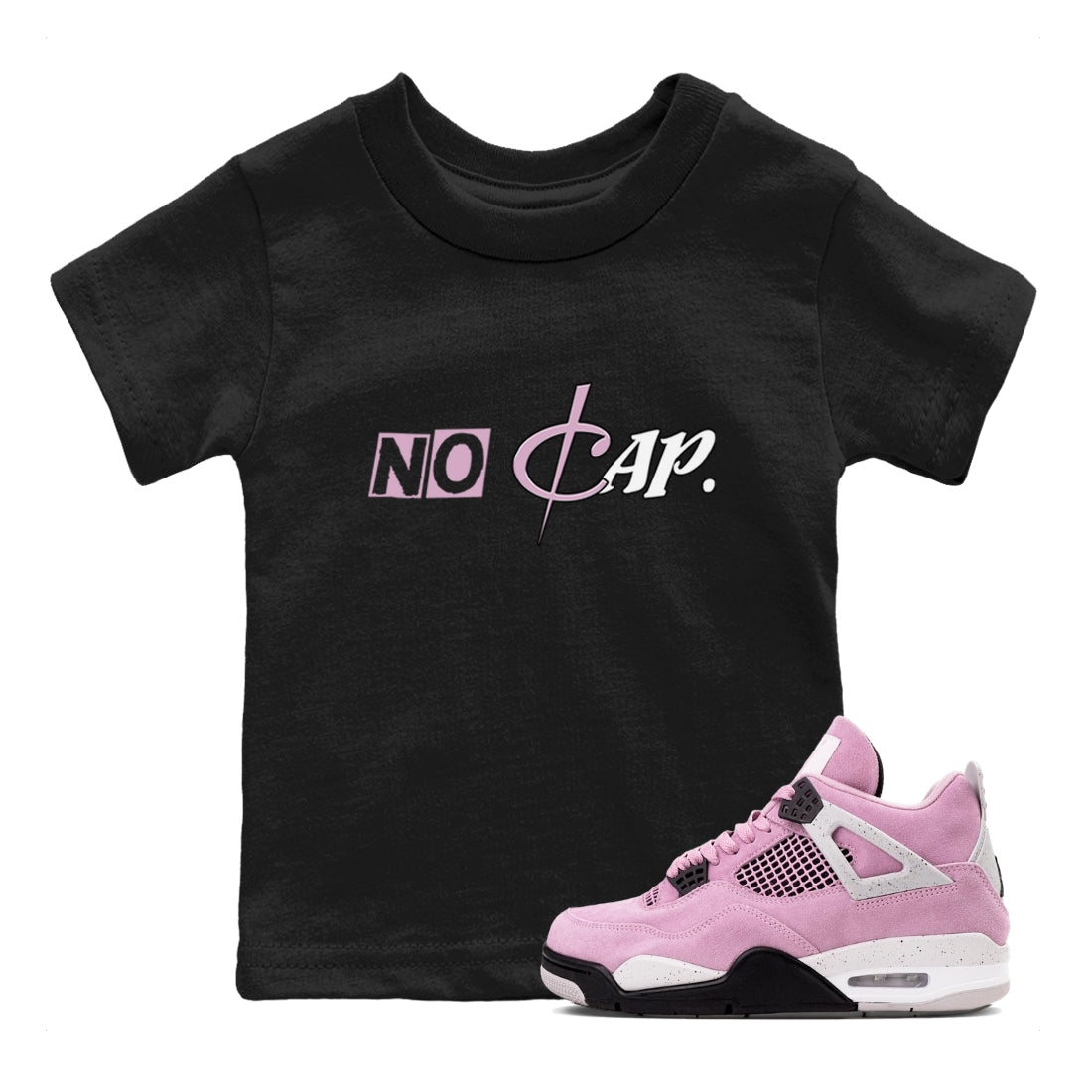 No Cap snkmatch Tees Kids - Air Jordan 4 Orchid