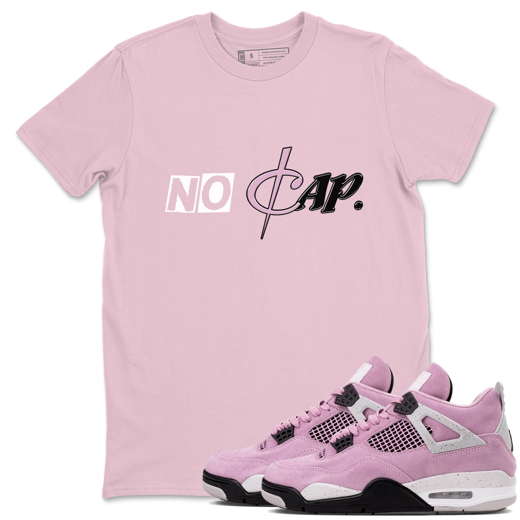 No Cap snkmatch Tees - Air Jordan 4 Orchid