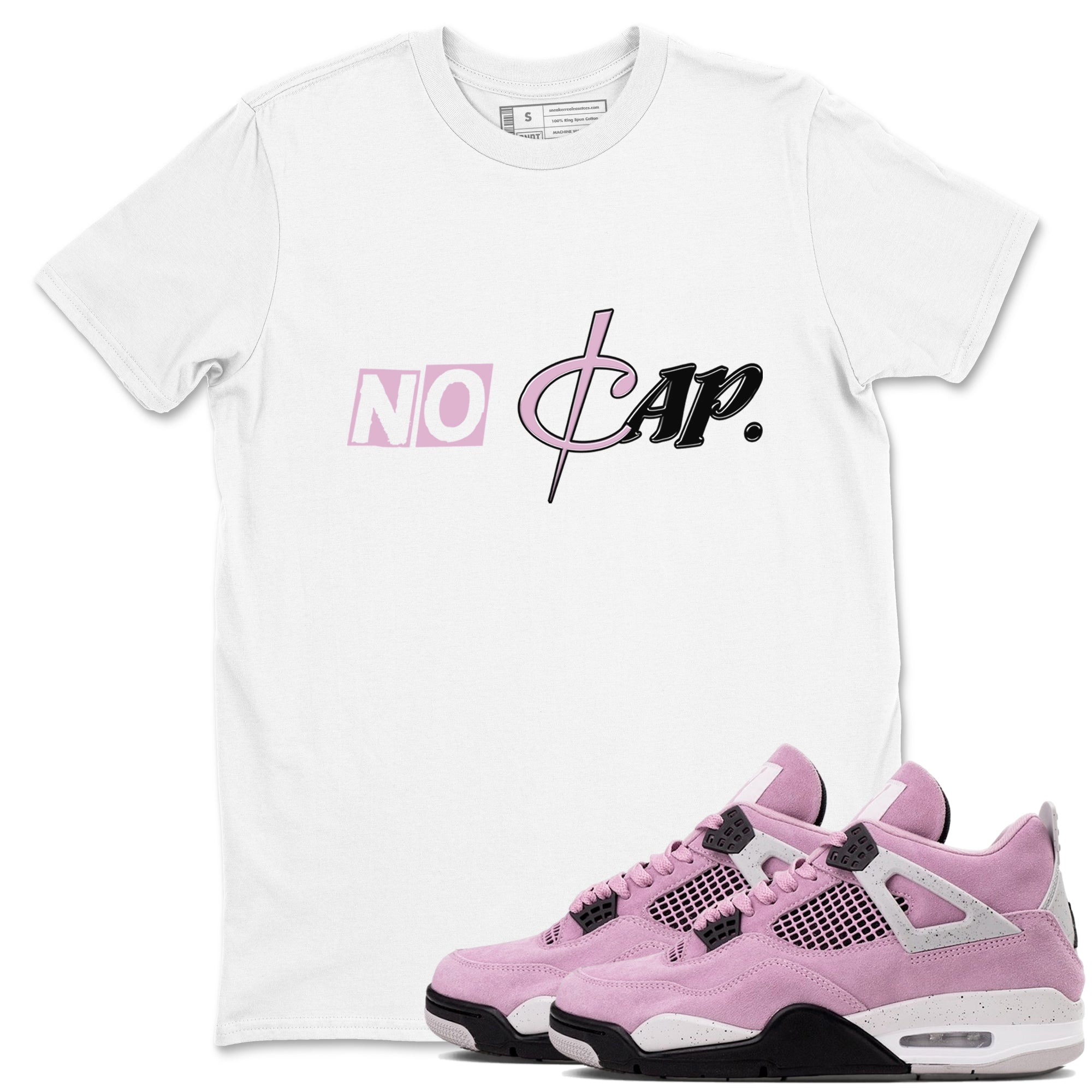No Cap snkmatch Tees - Air Jordan 4 Orchid