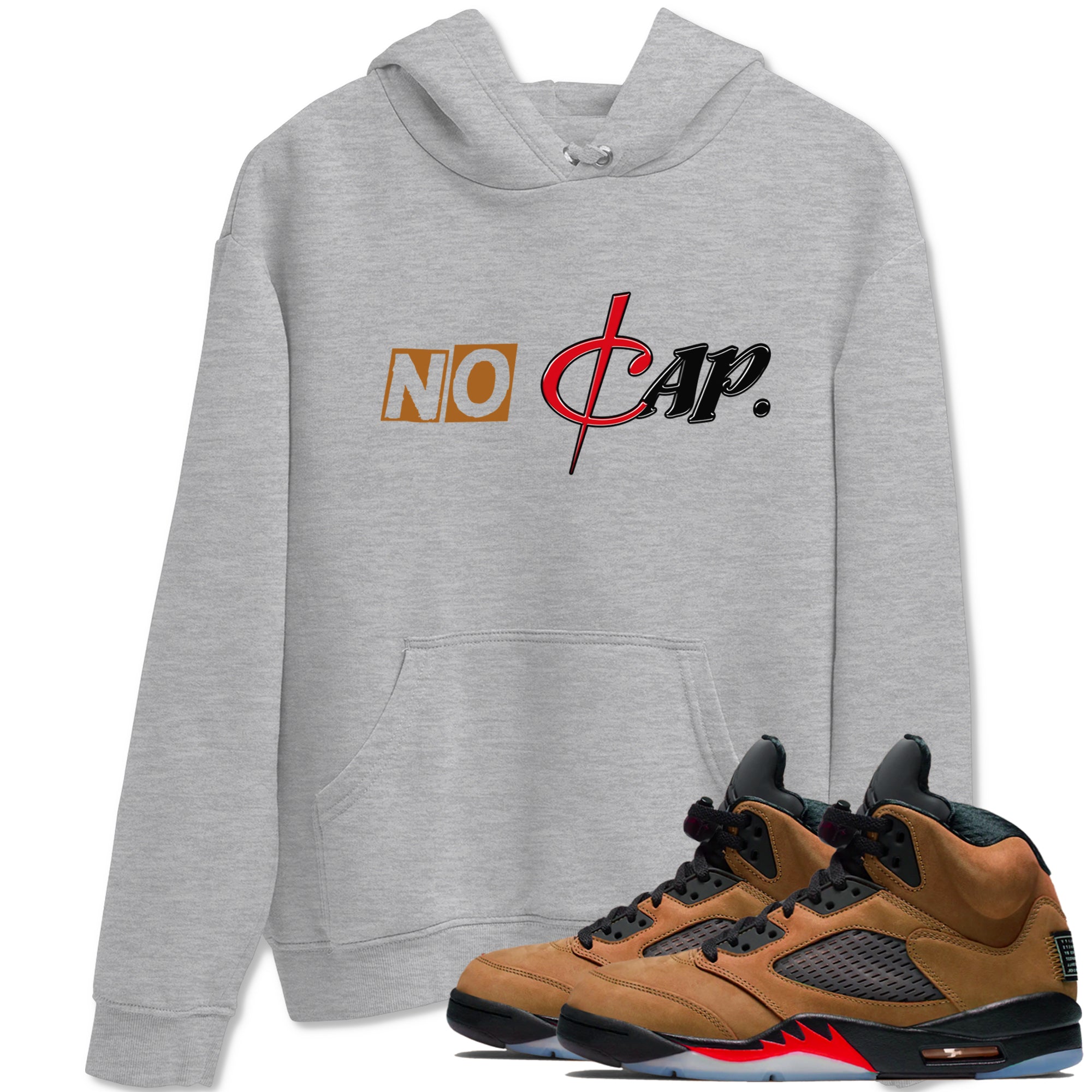 No Cap snkmatch Tees - Air Jordan 5 Archaeo Brown