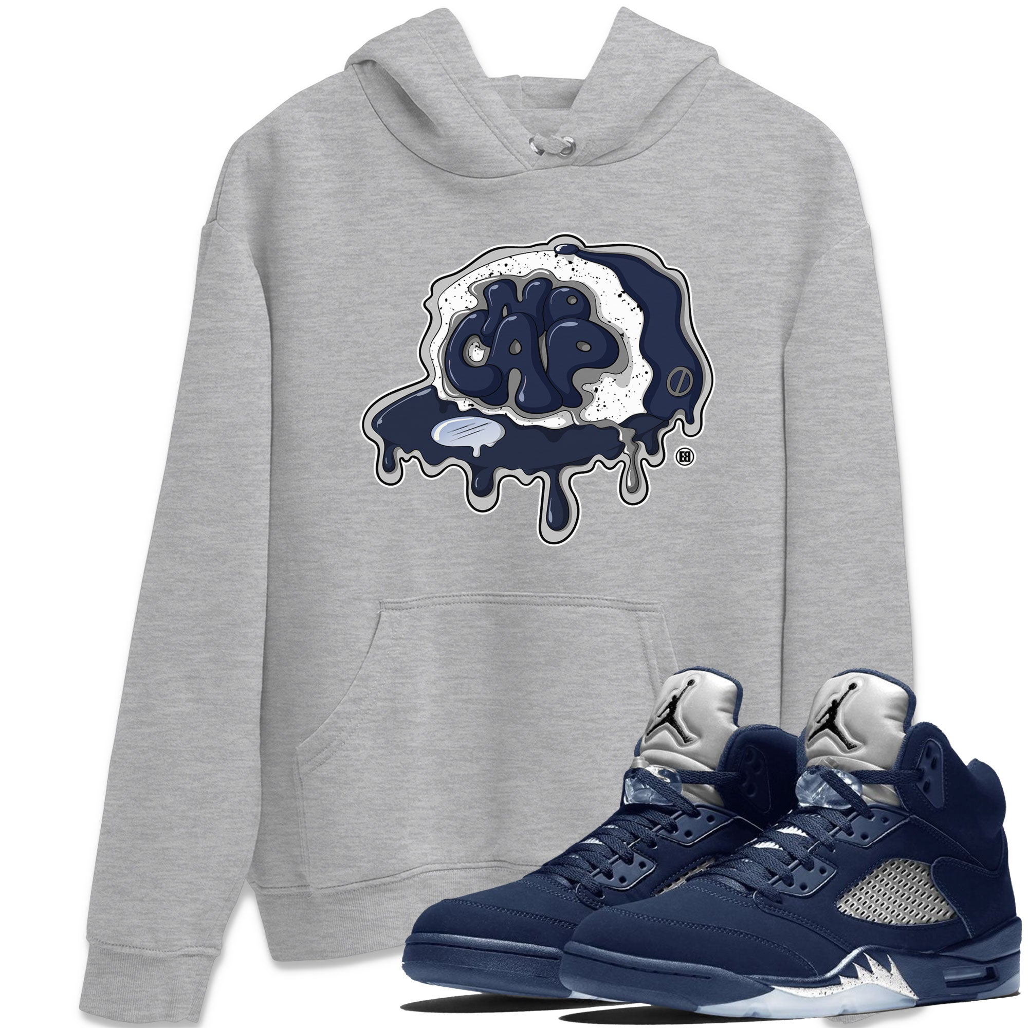 No Cap snkmatch Tee - Air Jordan 5 Georgetown