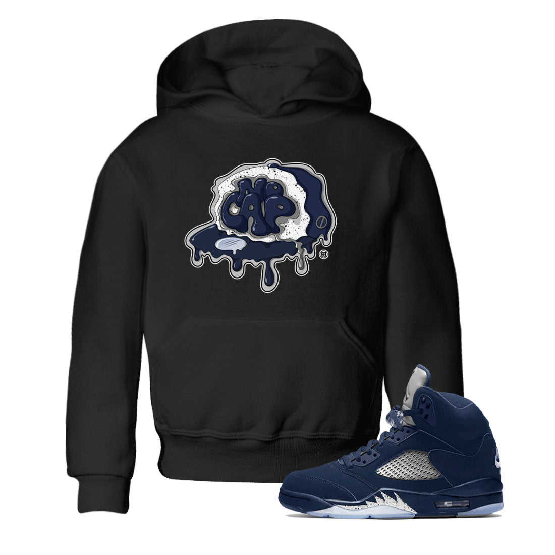 No Cap snkmatch Tee Kids - Air Jordan 5 Georgetown