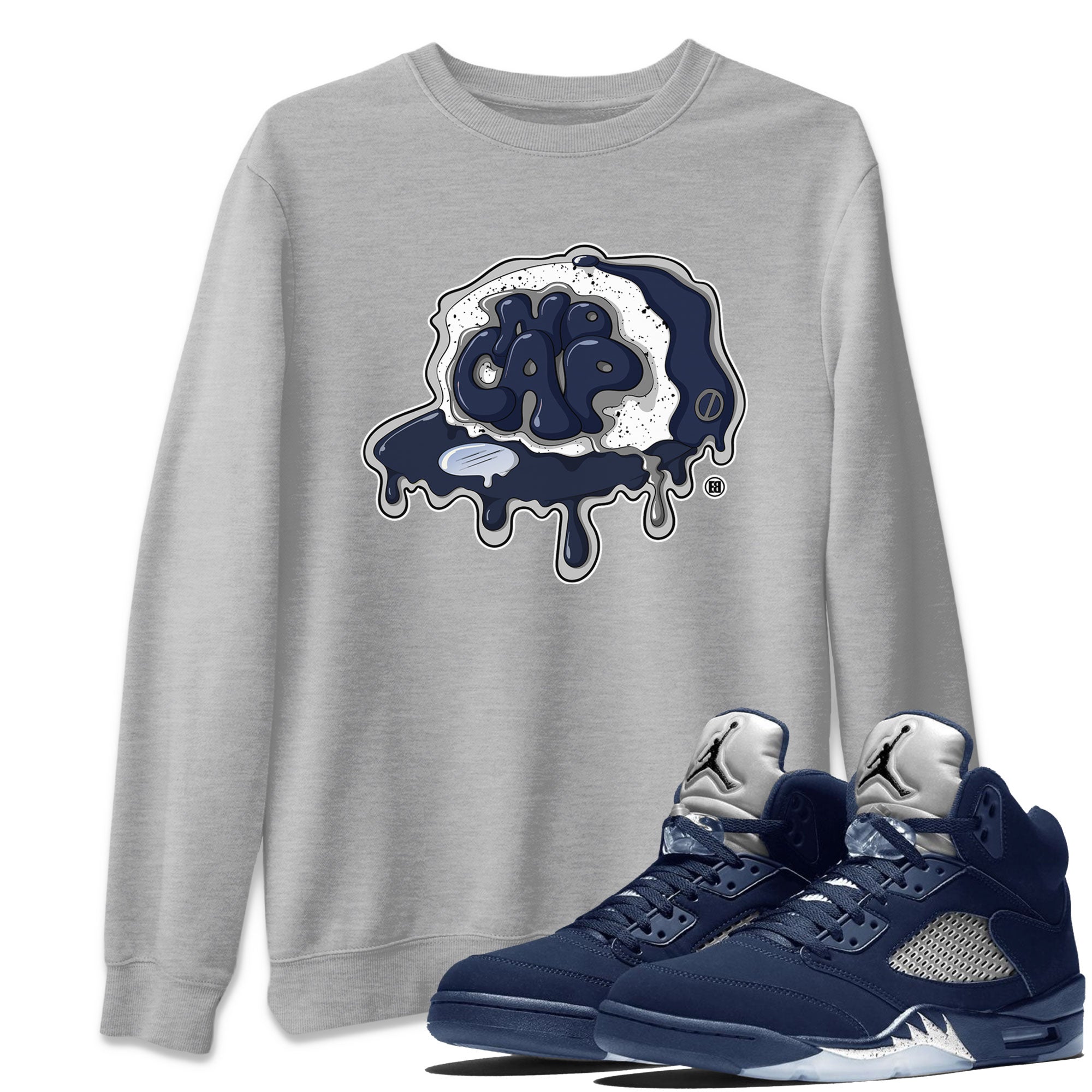 No Cap snkmatch Tee - Air Jordan 5 Georgetown