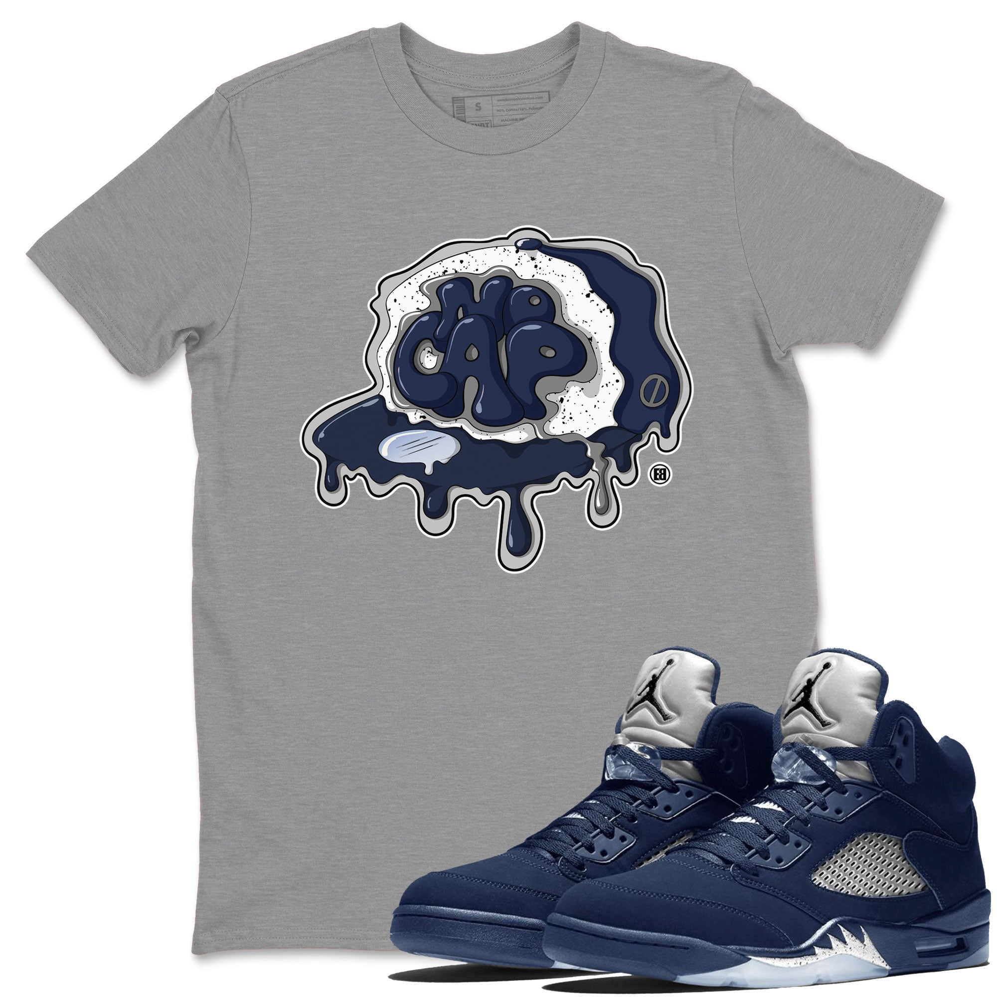No Cap snkmatch Tee - Air Jordan 5 Georgetown