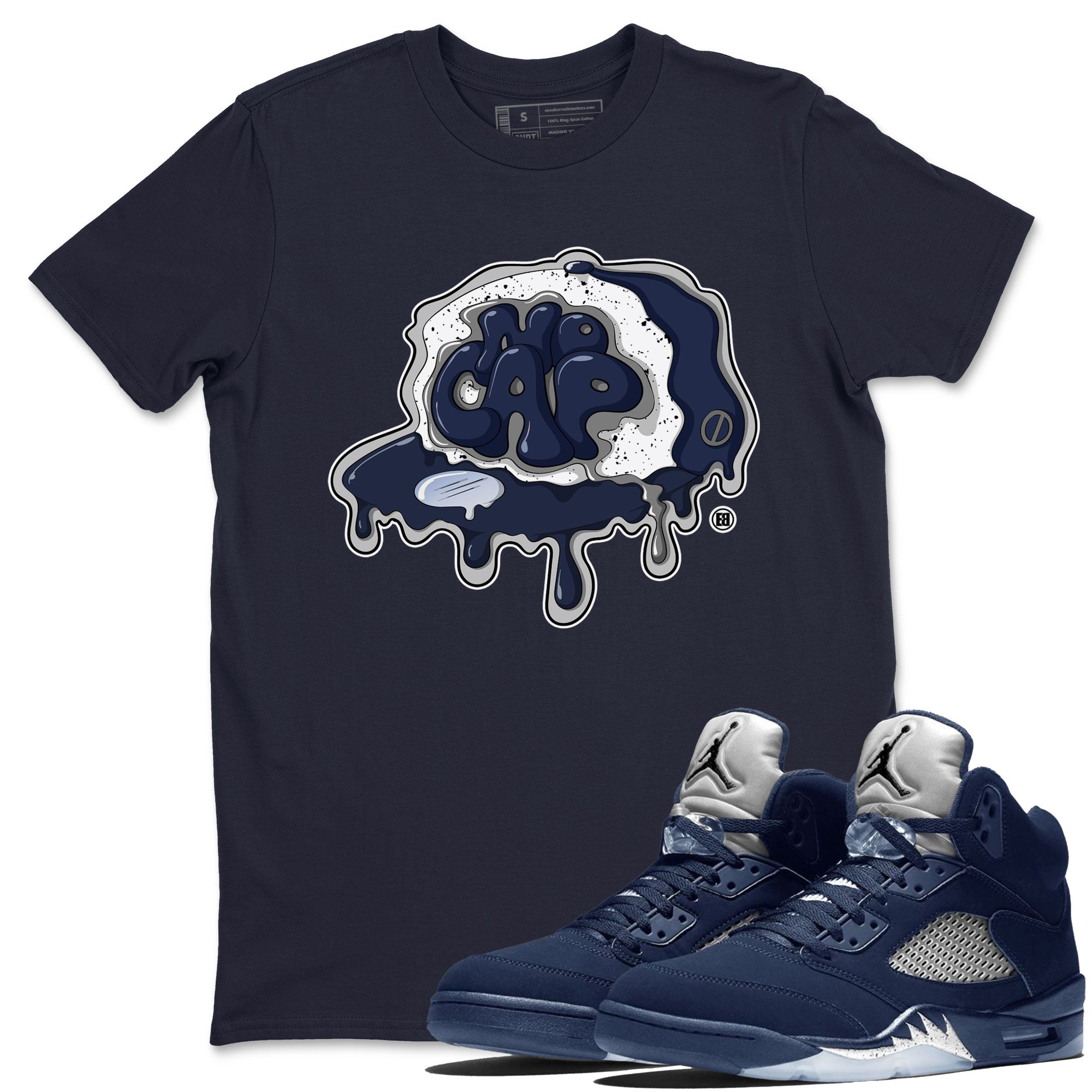 No Cap snkmatch Tee - Air Jordan 5 Georgetown