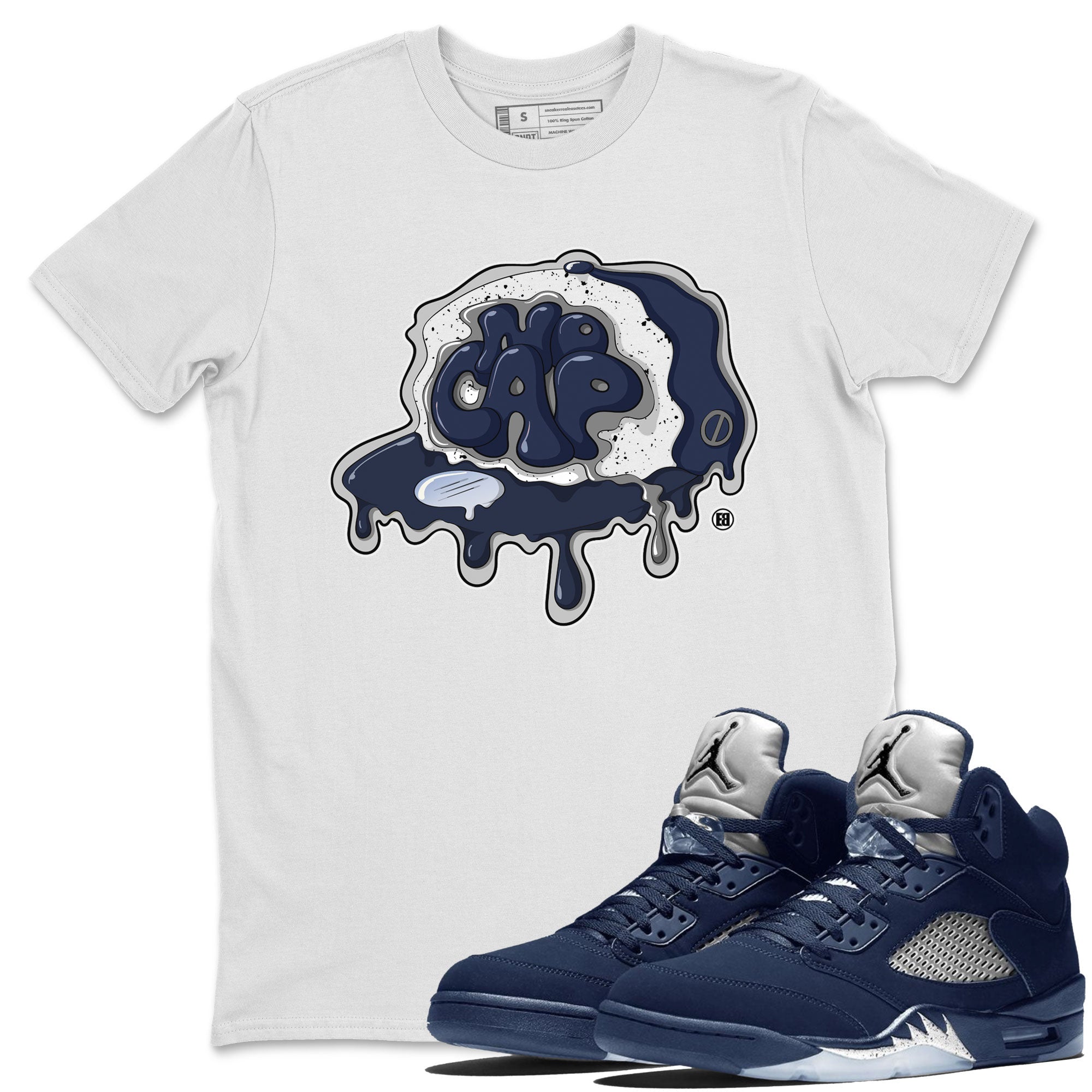 No Cap snkmatch Tee - Air Jordan 5 Georgetown