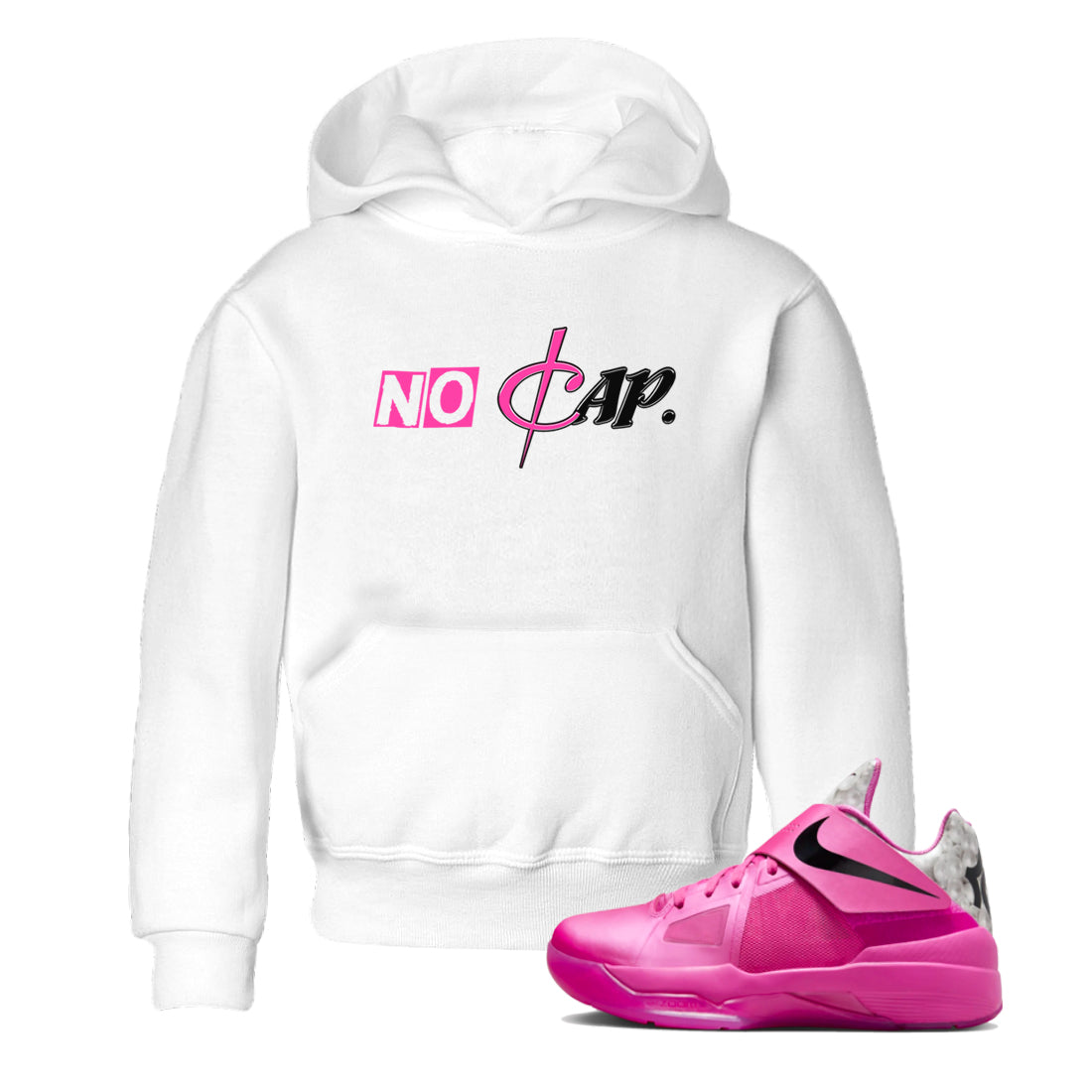 No Cap snkmatch Tees Kids - Nike KD 4 Aunt Pearl
