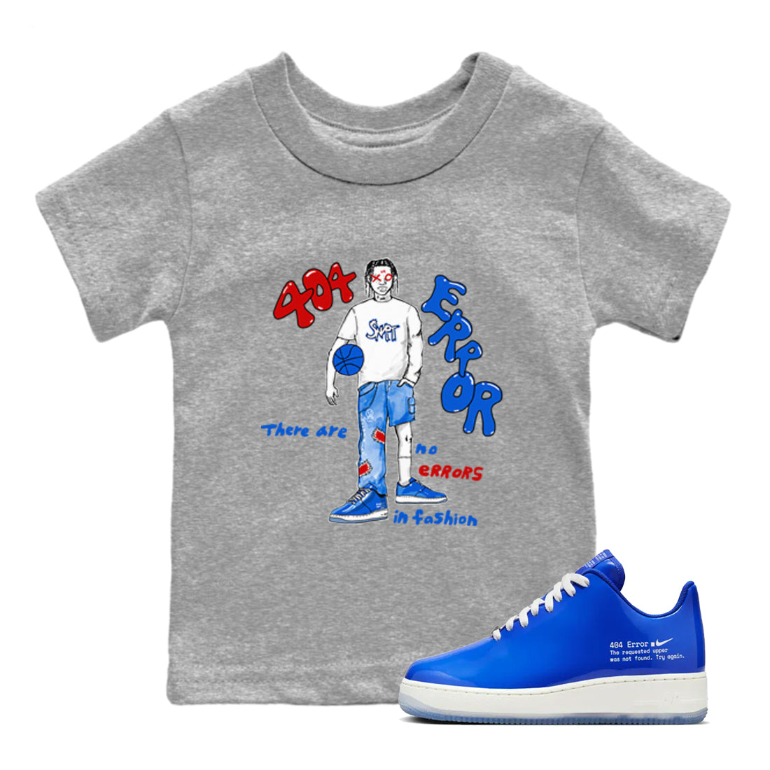 No Errors In Fashion snkmatch Tees Kids - Air Force 1 404 Error