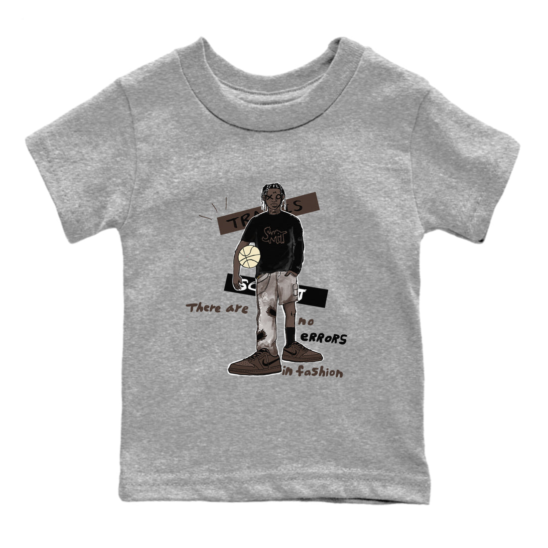 No Errors In Fashion snkmatch Tees Kids - Air Jordan 1 Travis Scott Velvet Brown