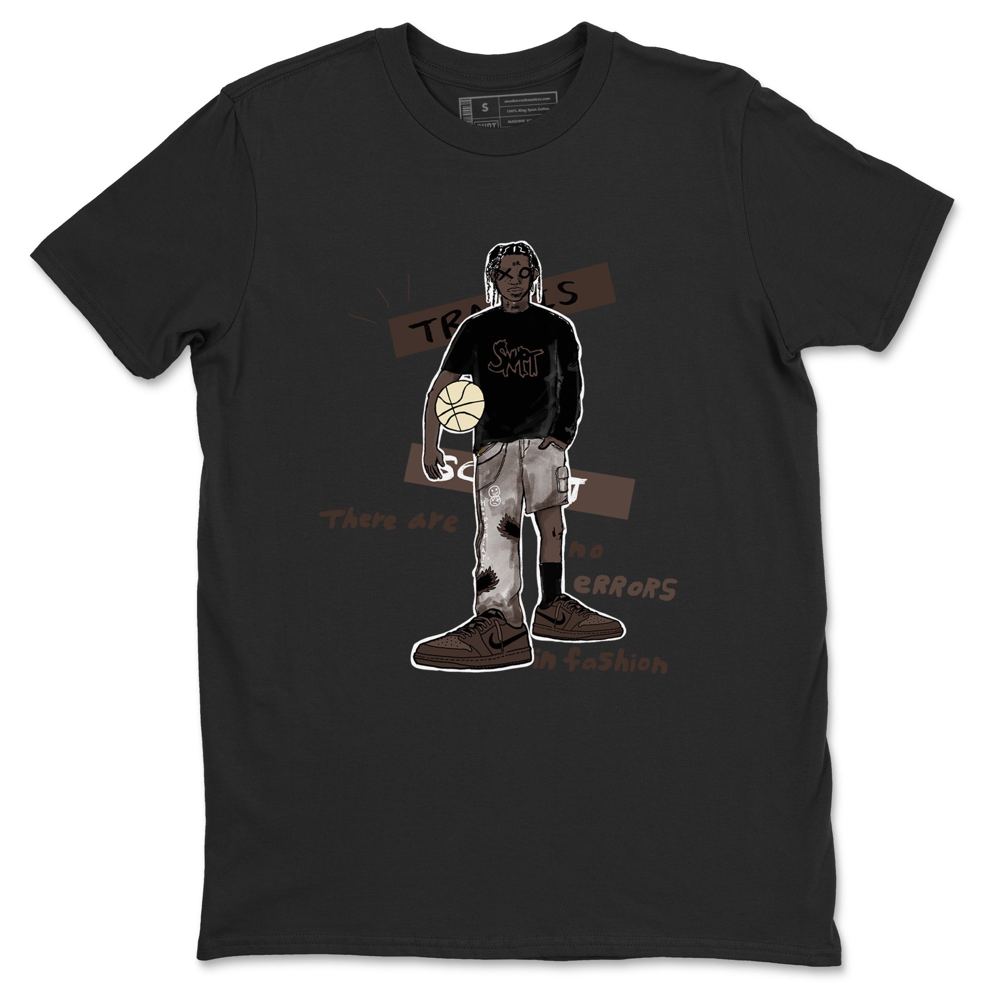 No Errors In Fashion snkmatch Tees - Air Jordan 1 Travis Scott Velvet Brown