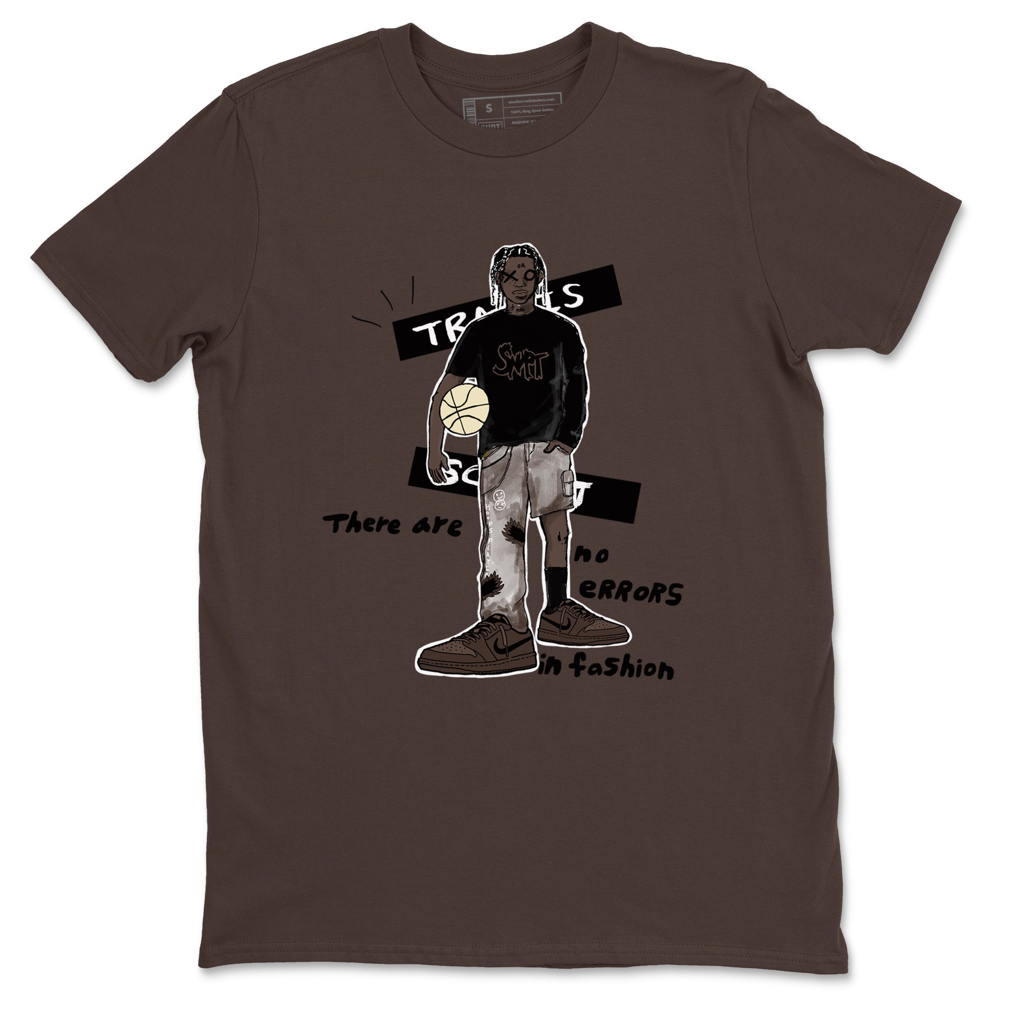 No Errors In Fashion snkmatch Tees - Air Jordan 1 Travis Scott Velvet Brown